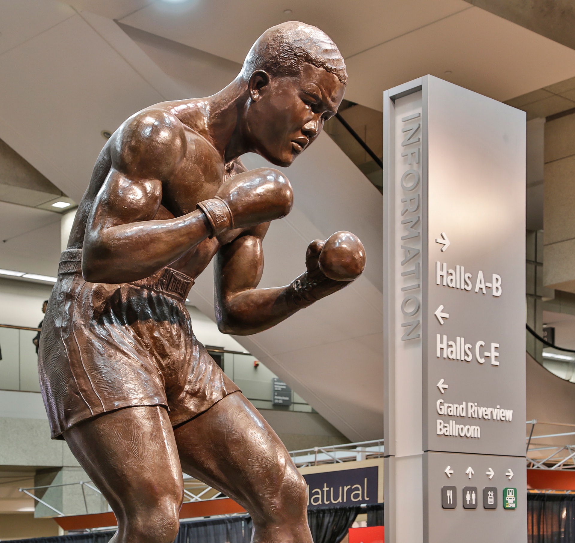 Joe Louis at Cobo/ Huntington Place