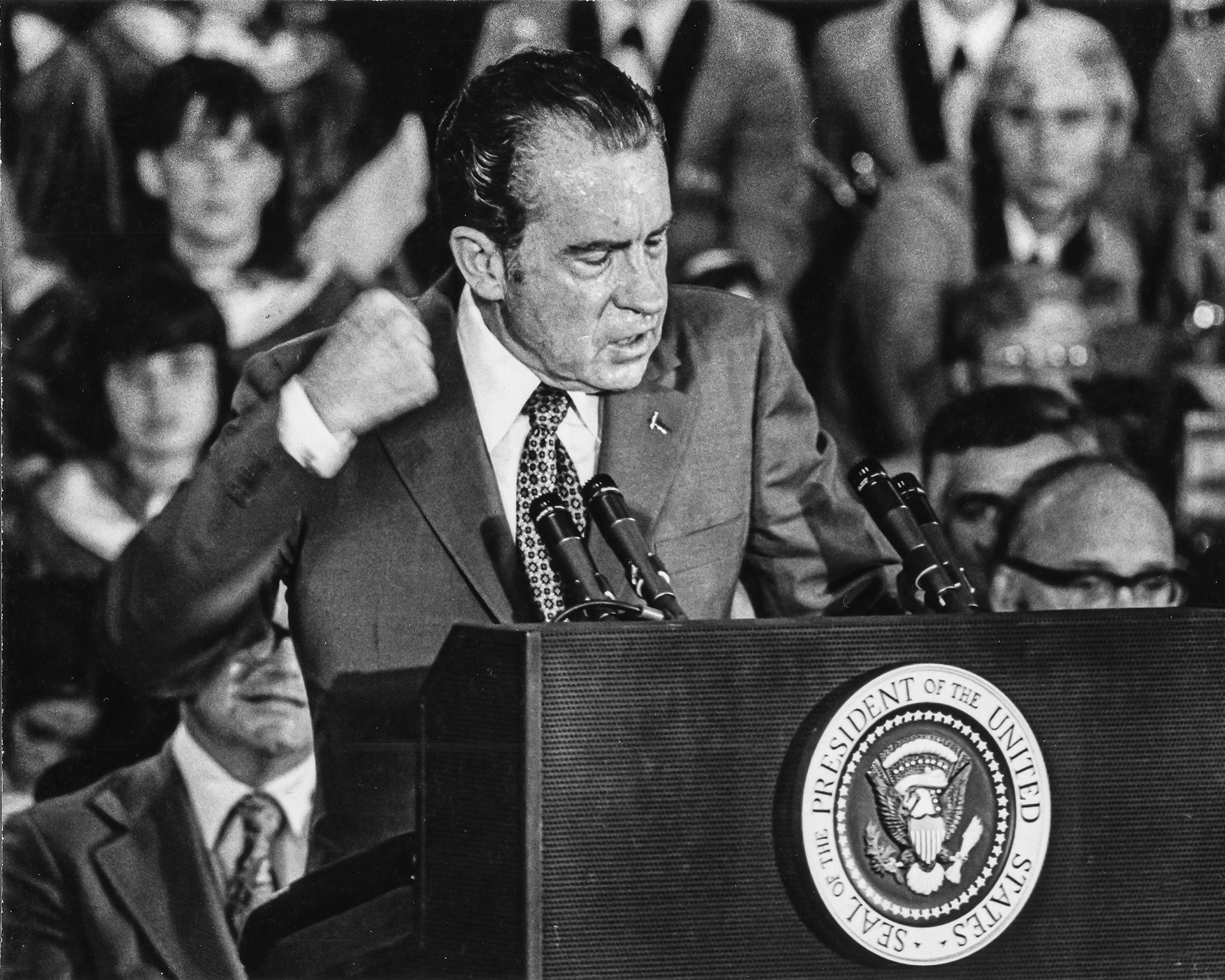 Richard Nixon in Utica, Michigan