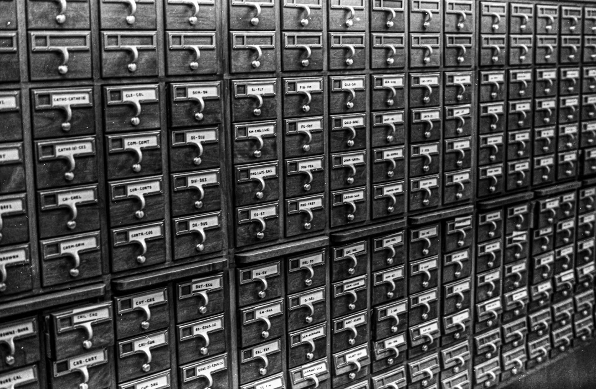 The card catalogue