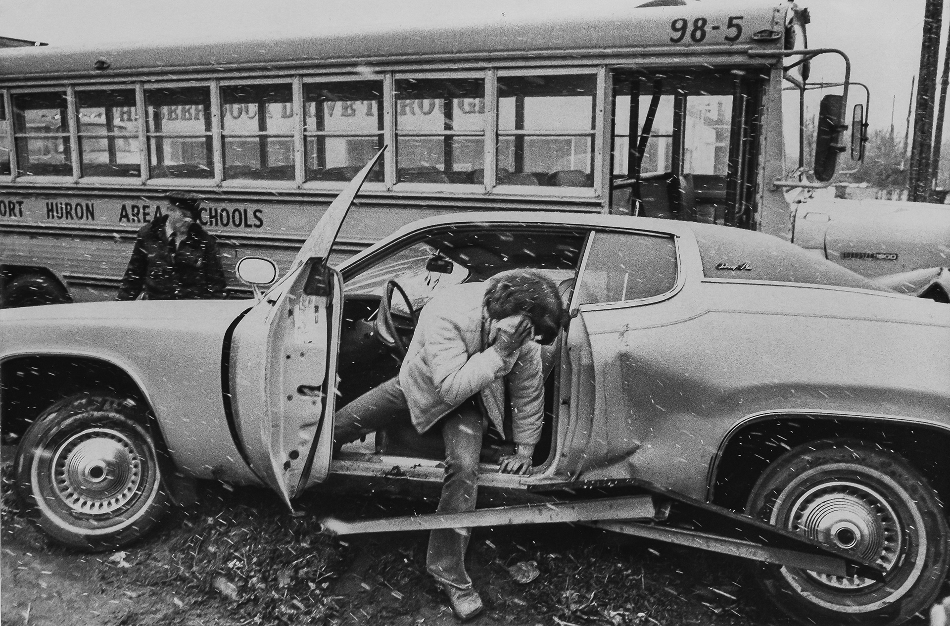 Car-bus collision