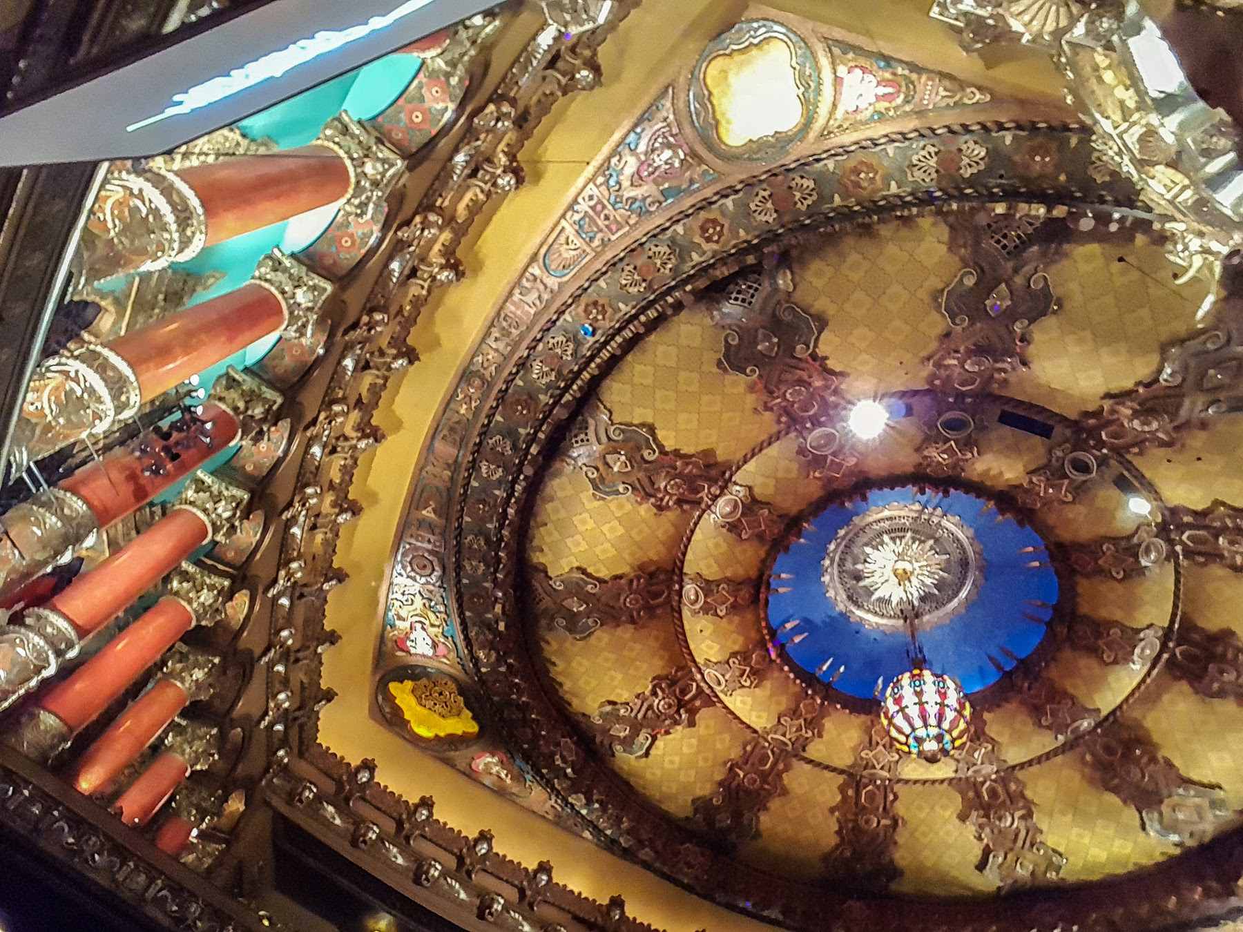 The Fox Theater ceiling