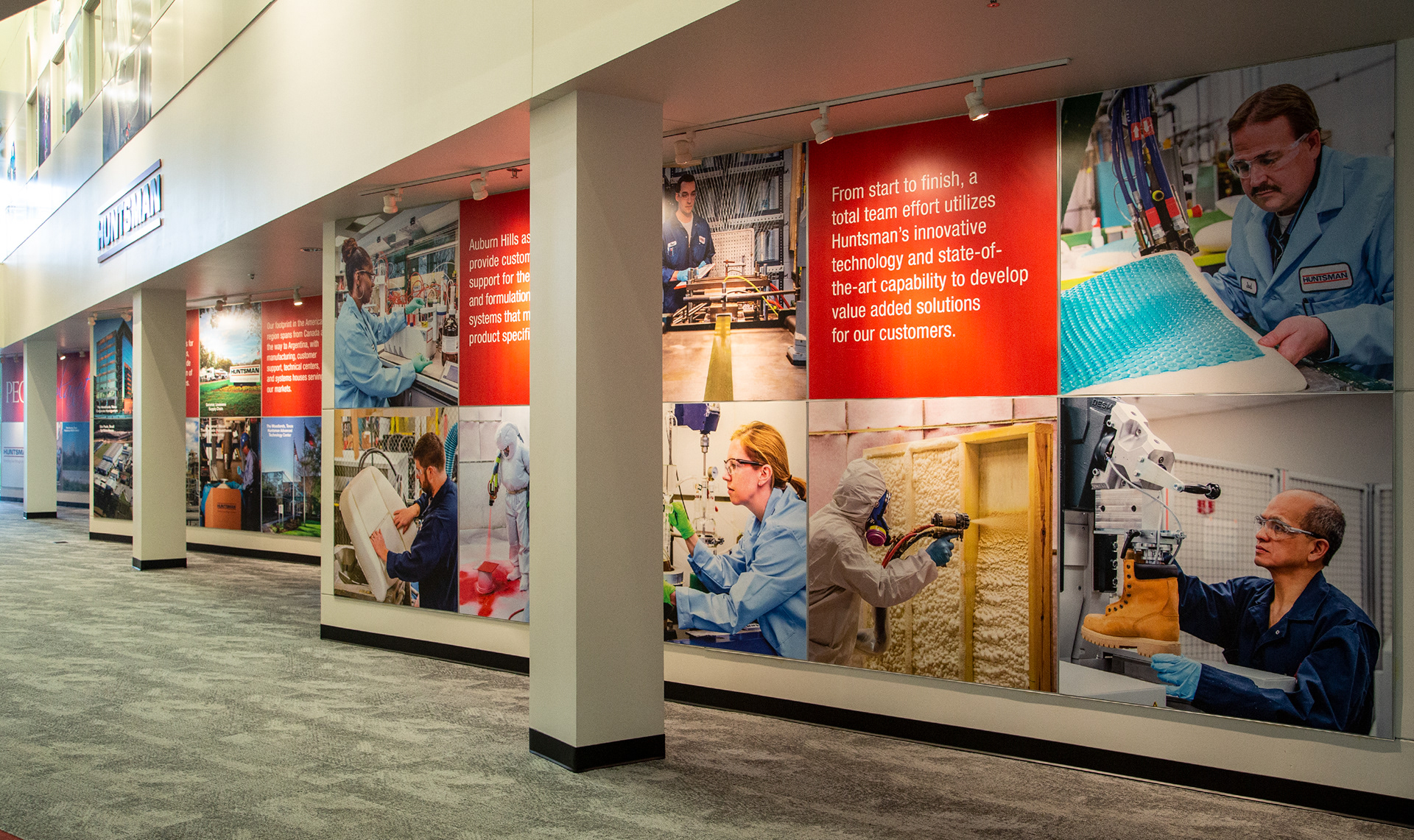 Lobby of Huntsman Inc.