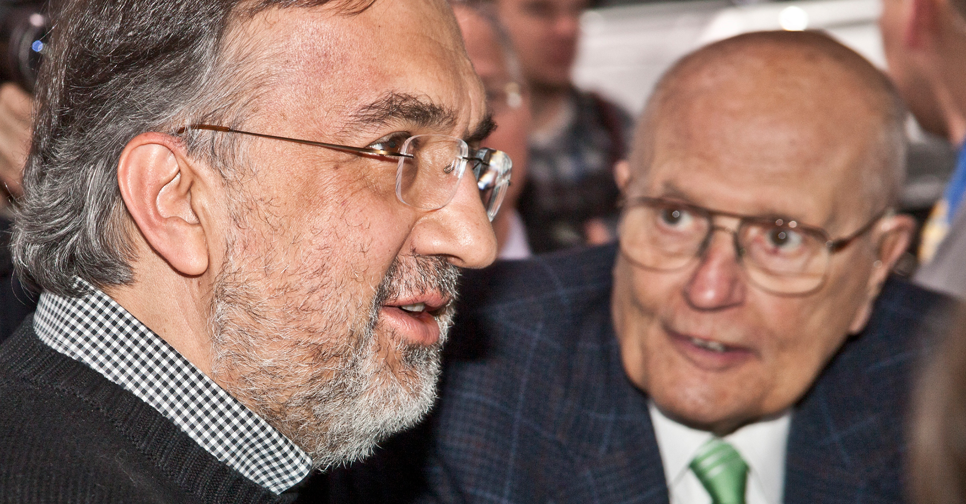 Chrysler exec Sergio Marchionne and Rep. John Dingell (both deceased)