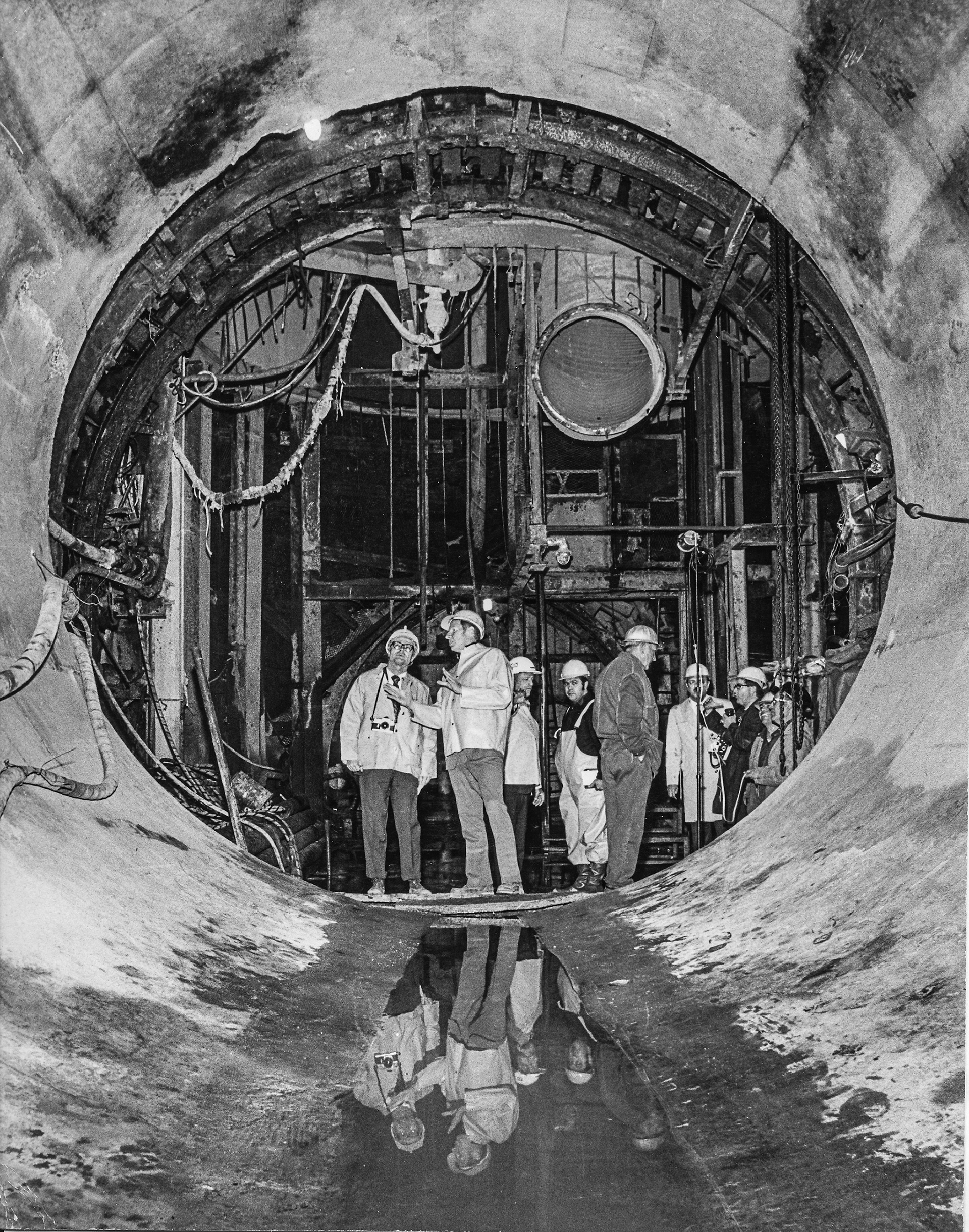 Detroit water intake tunnel after methane explosion killed many workers