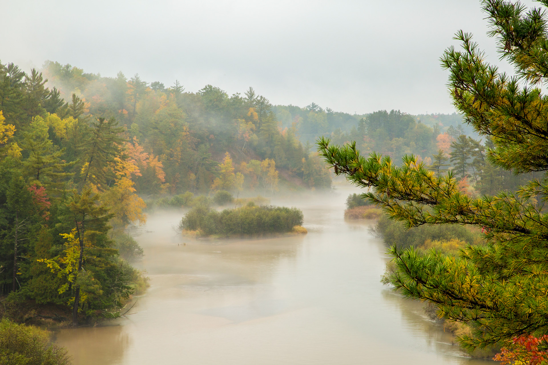 The Pine River, Manistee County