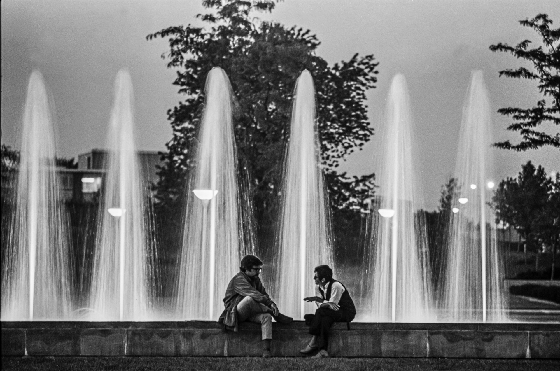Time off at the fountain