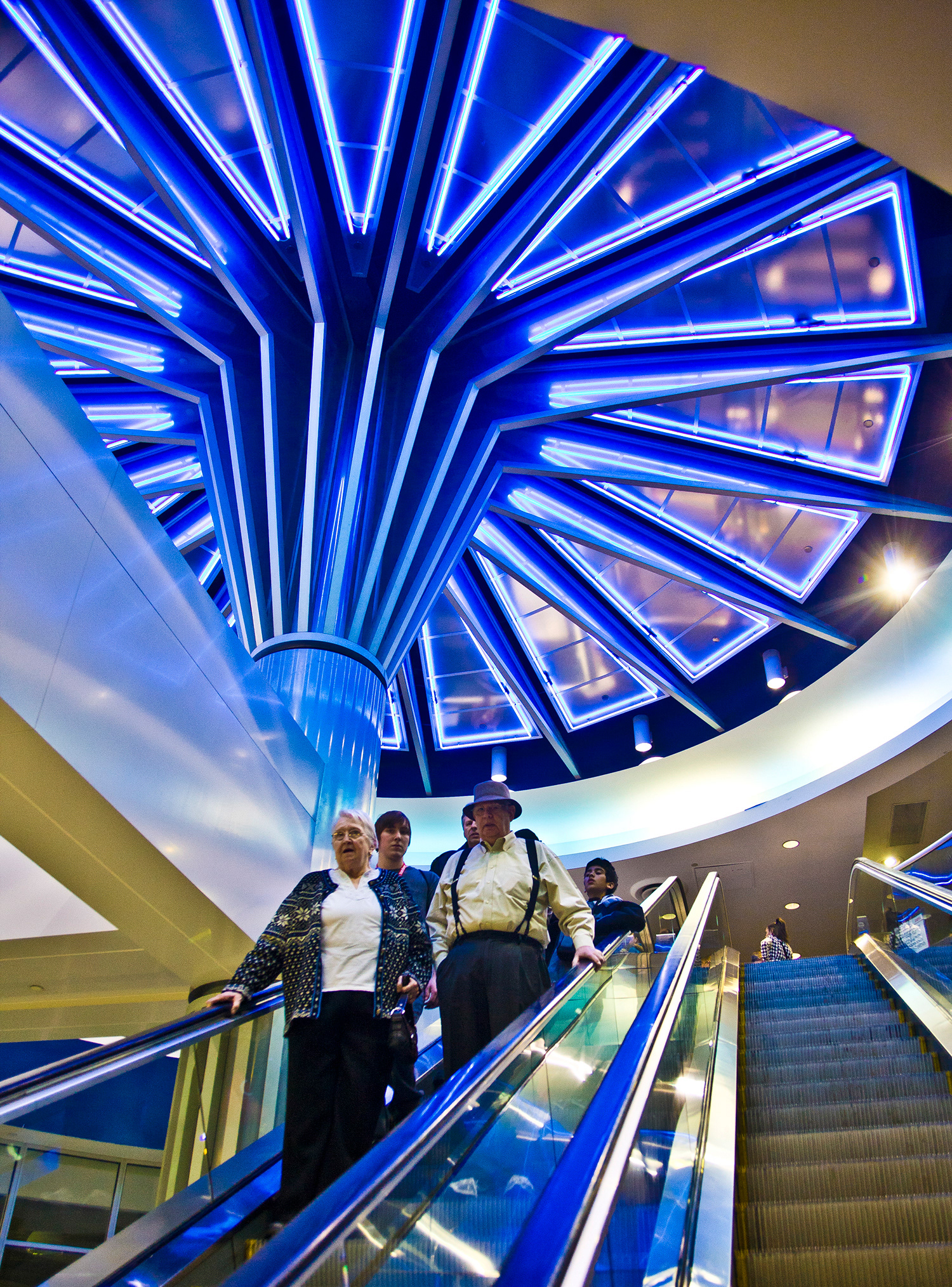 Cobo escalator, no longer exists
