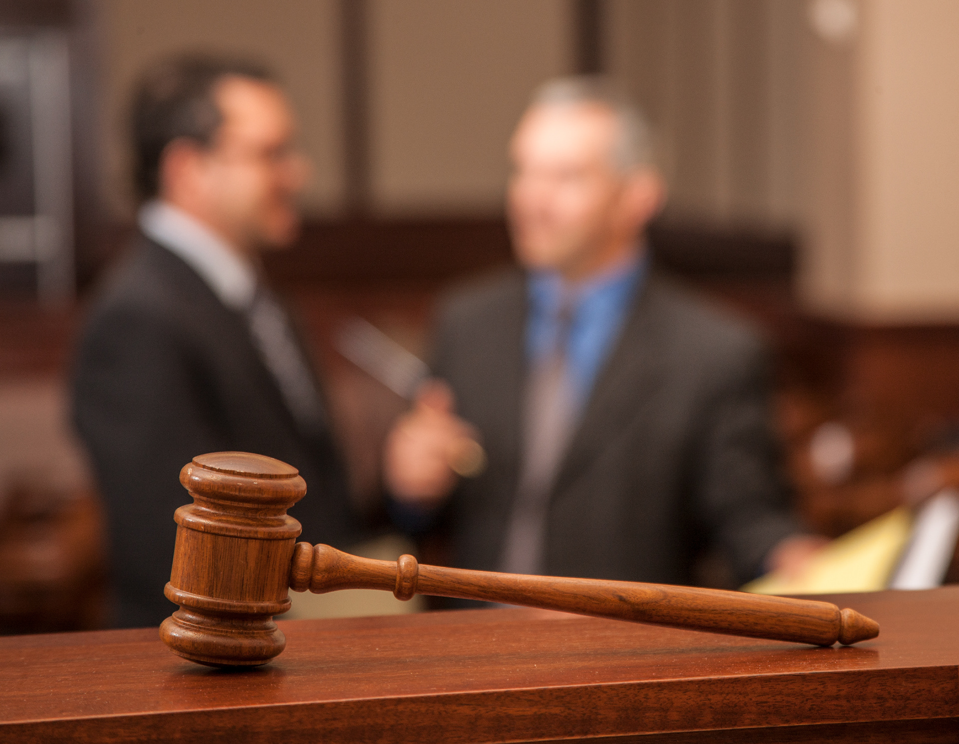 In the courtroom
