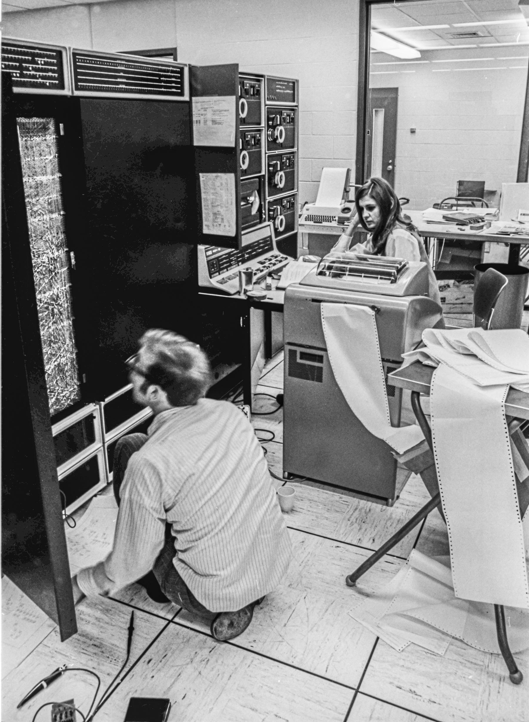 WMU's first computer setup