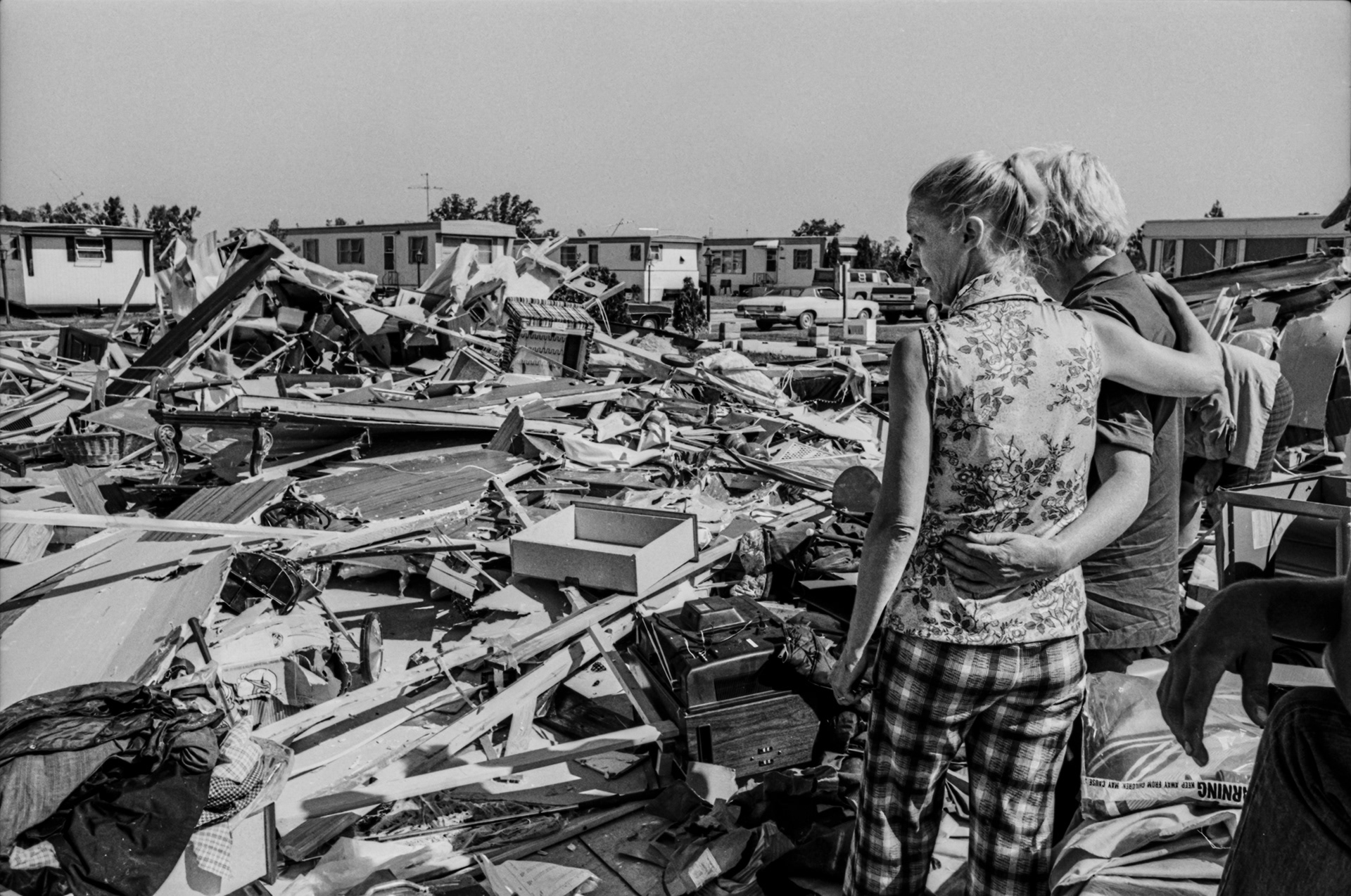 After the tornado hit a mobile home park