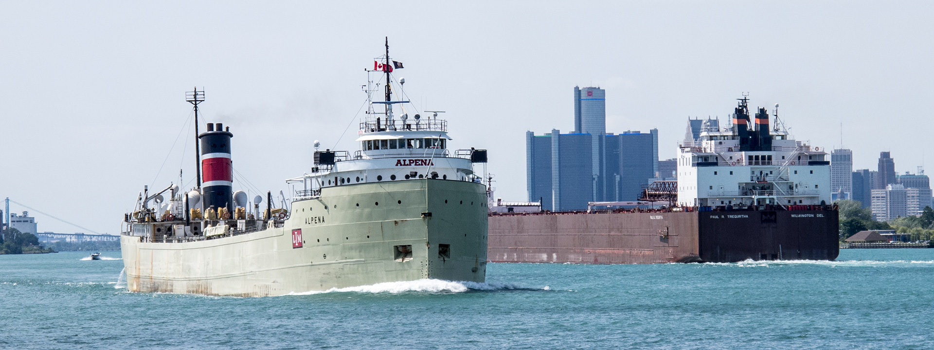 The Alpena and the Paul Tregurtha