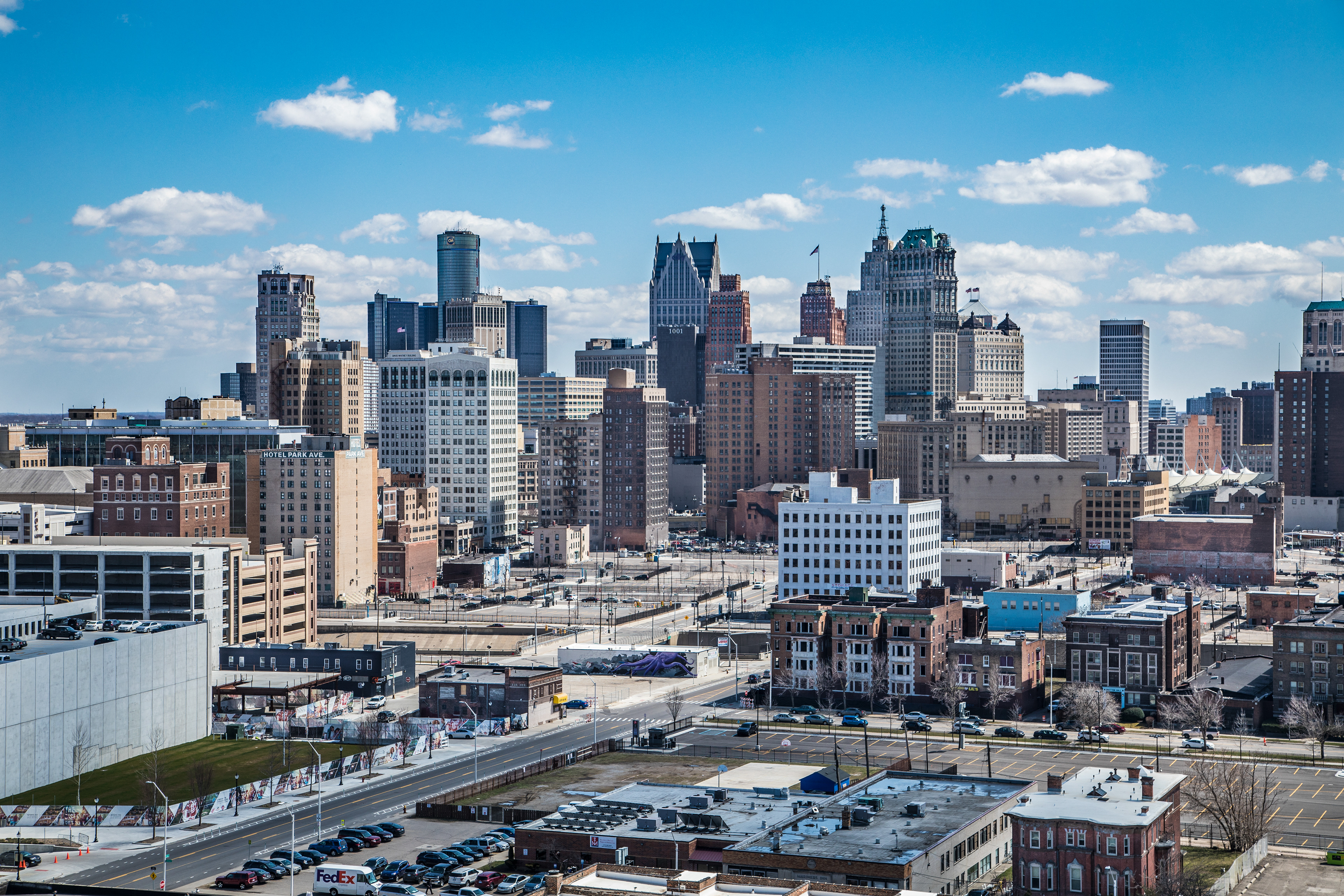 A view from the Masonic Temple roof