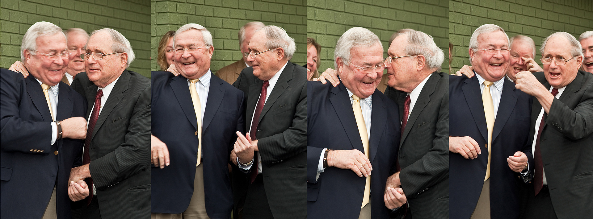 L. Brooks Patterson and Sen. Carl Levin