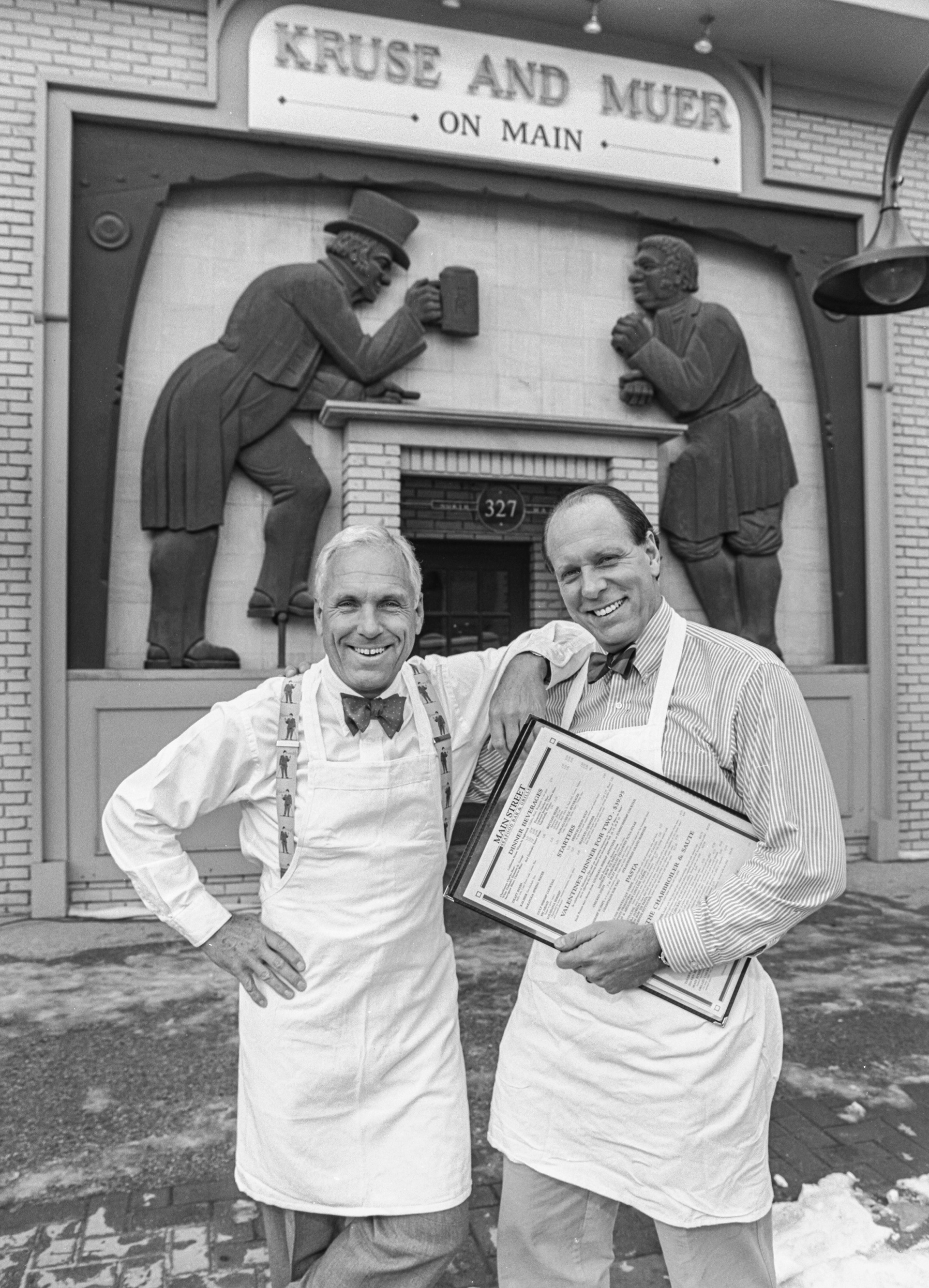 Chuck Muer and Bill Kruse in Rochester MI