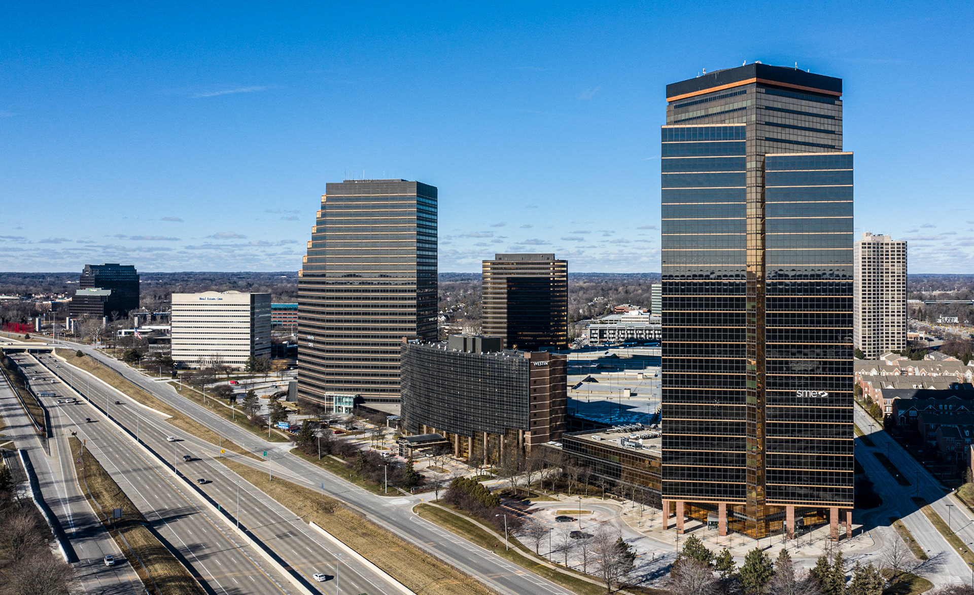 Southfield Town Center buildings