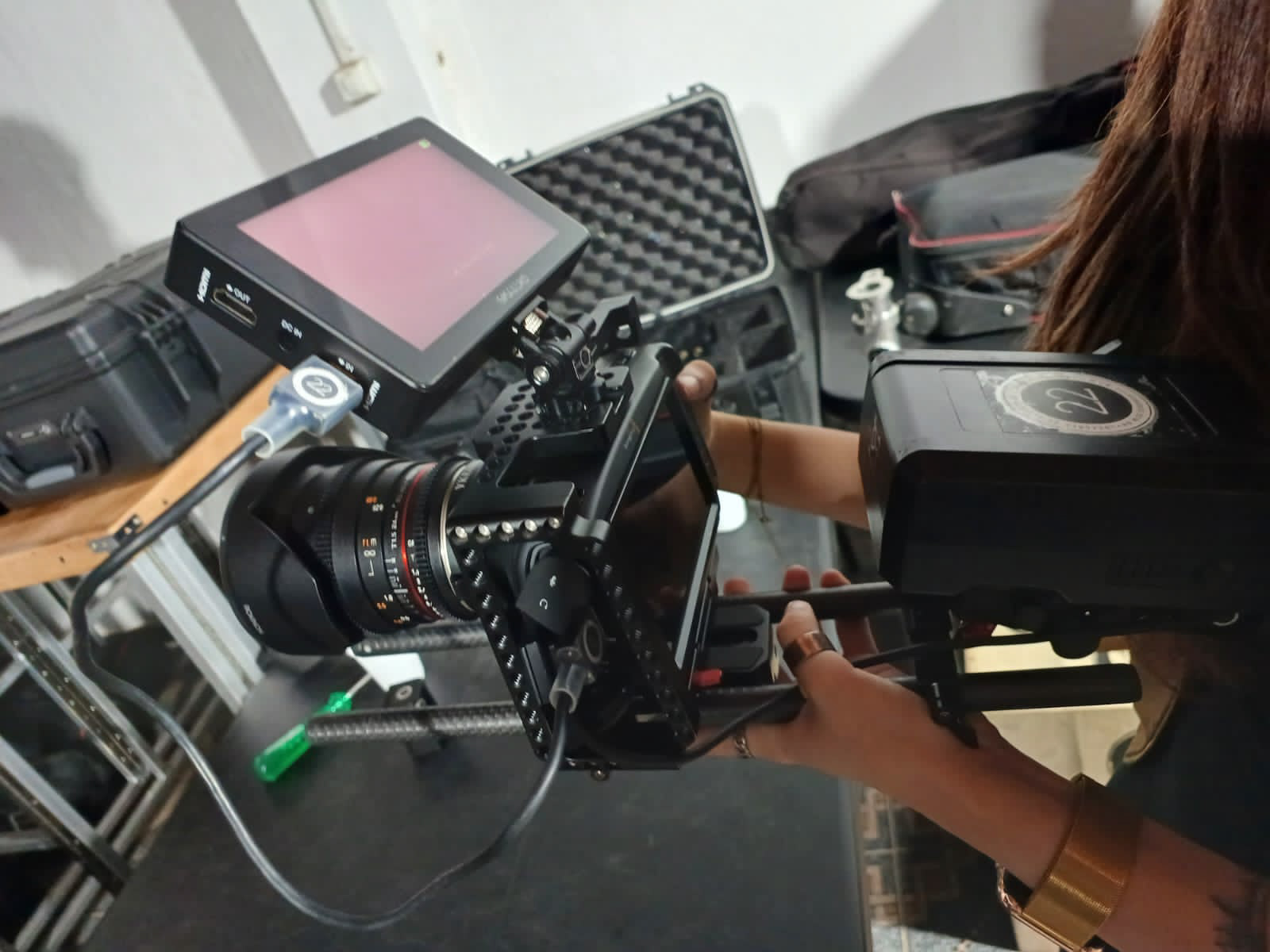Backstage di "Firme" (Pináculo Filmes)