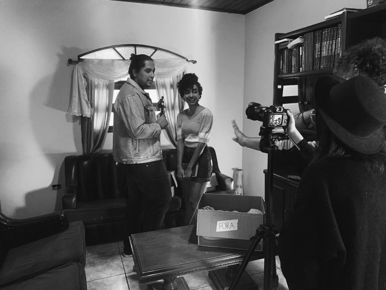 Backstage di "Enqaunto Dure" (Oldkey Produções))