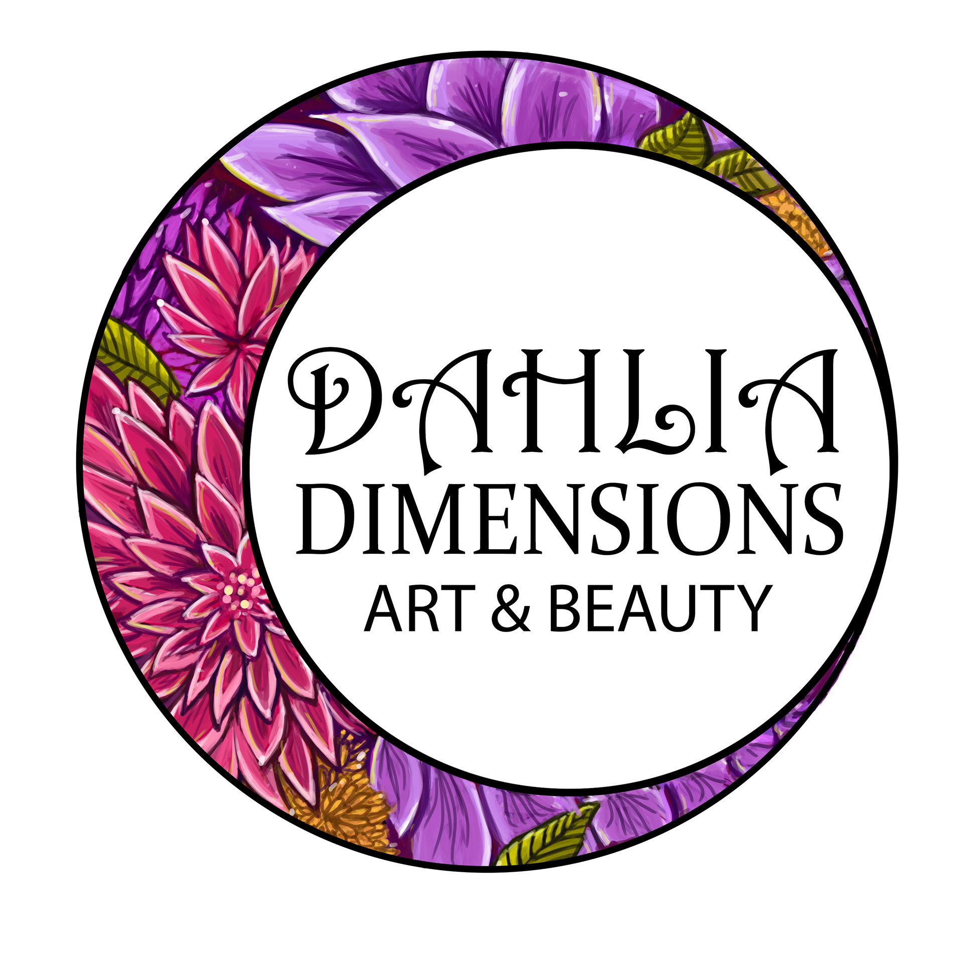 Dahlia Dimensions Logo Design