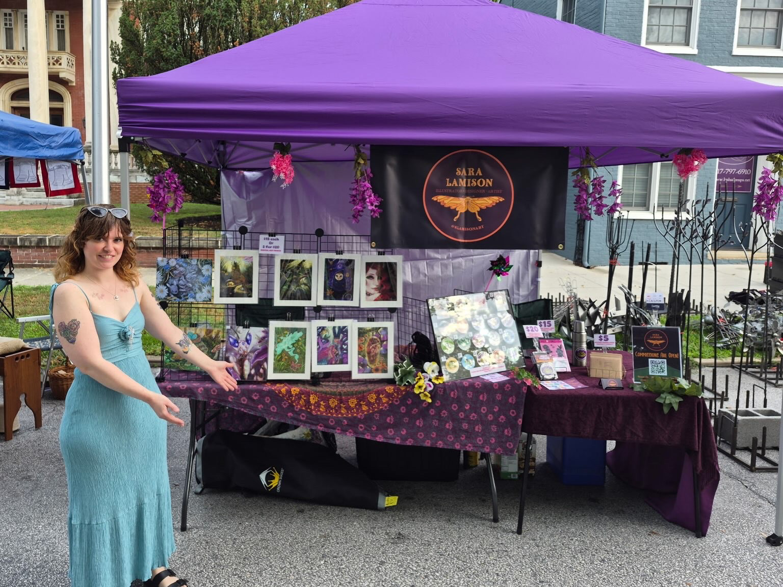 Sara Lamison Illustration at Snack Town Street Fair 2026