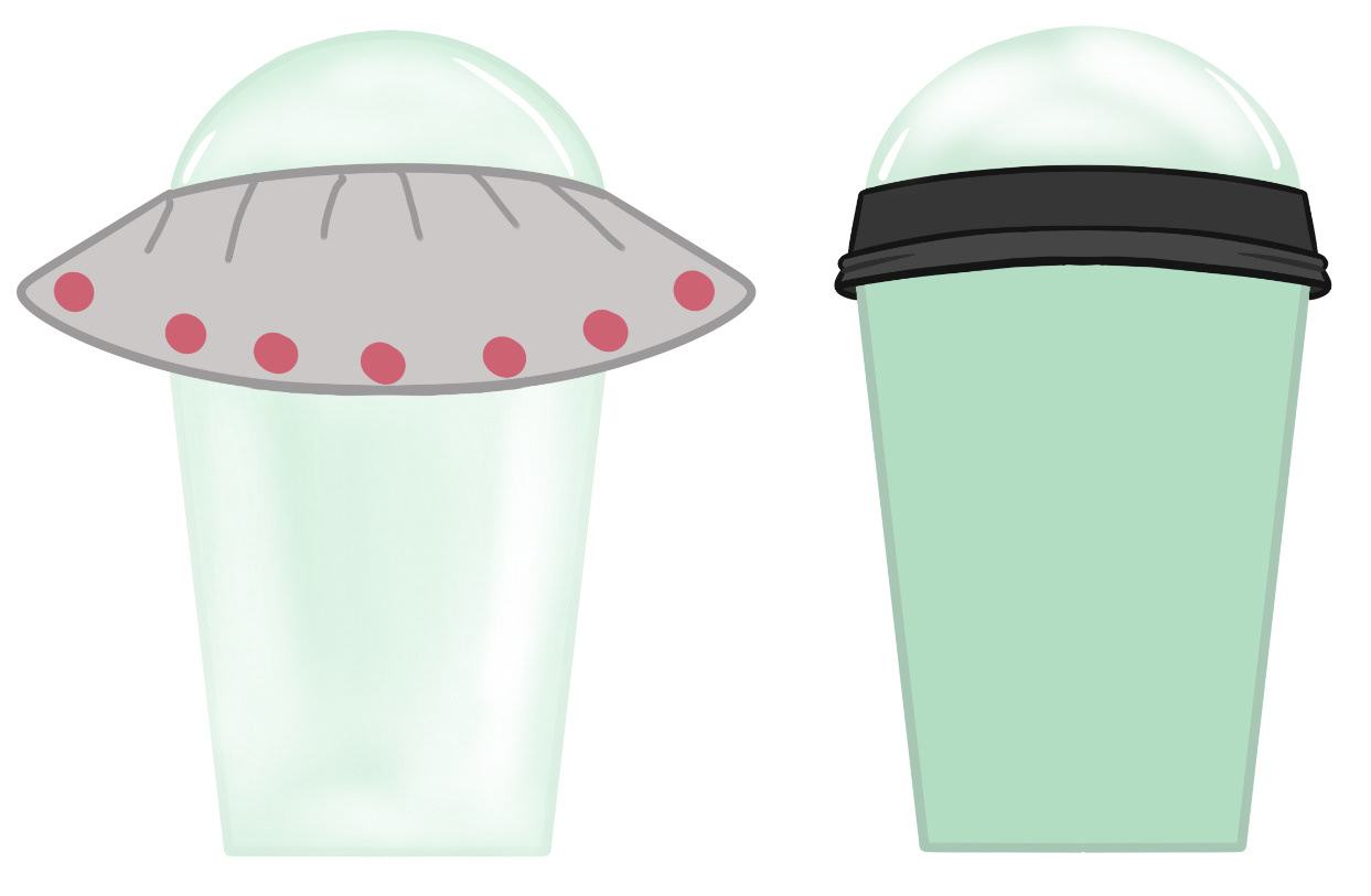UFO Cold and Hot To-Go Cups - Procreate