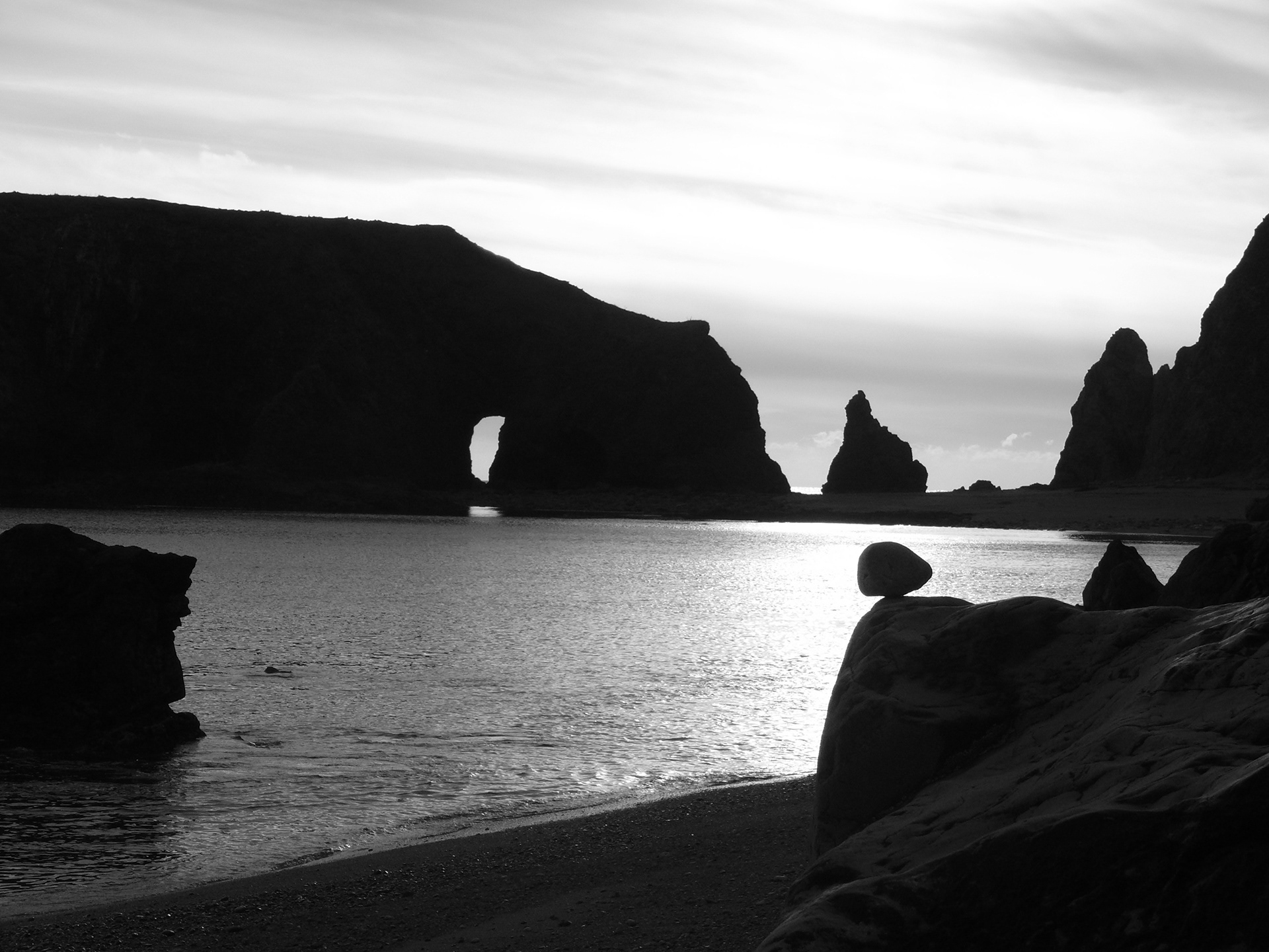 Playing with rocks near Kilfarassey