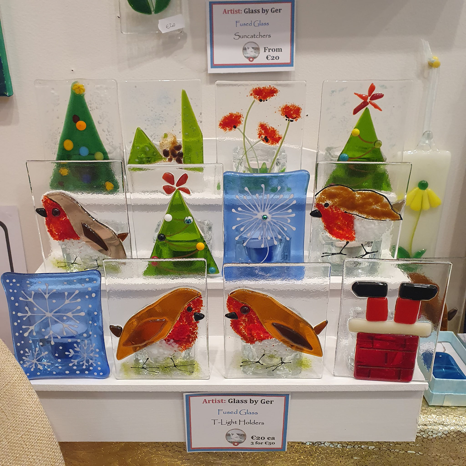 Tea Light holders €20 ea - 3 for €50
