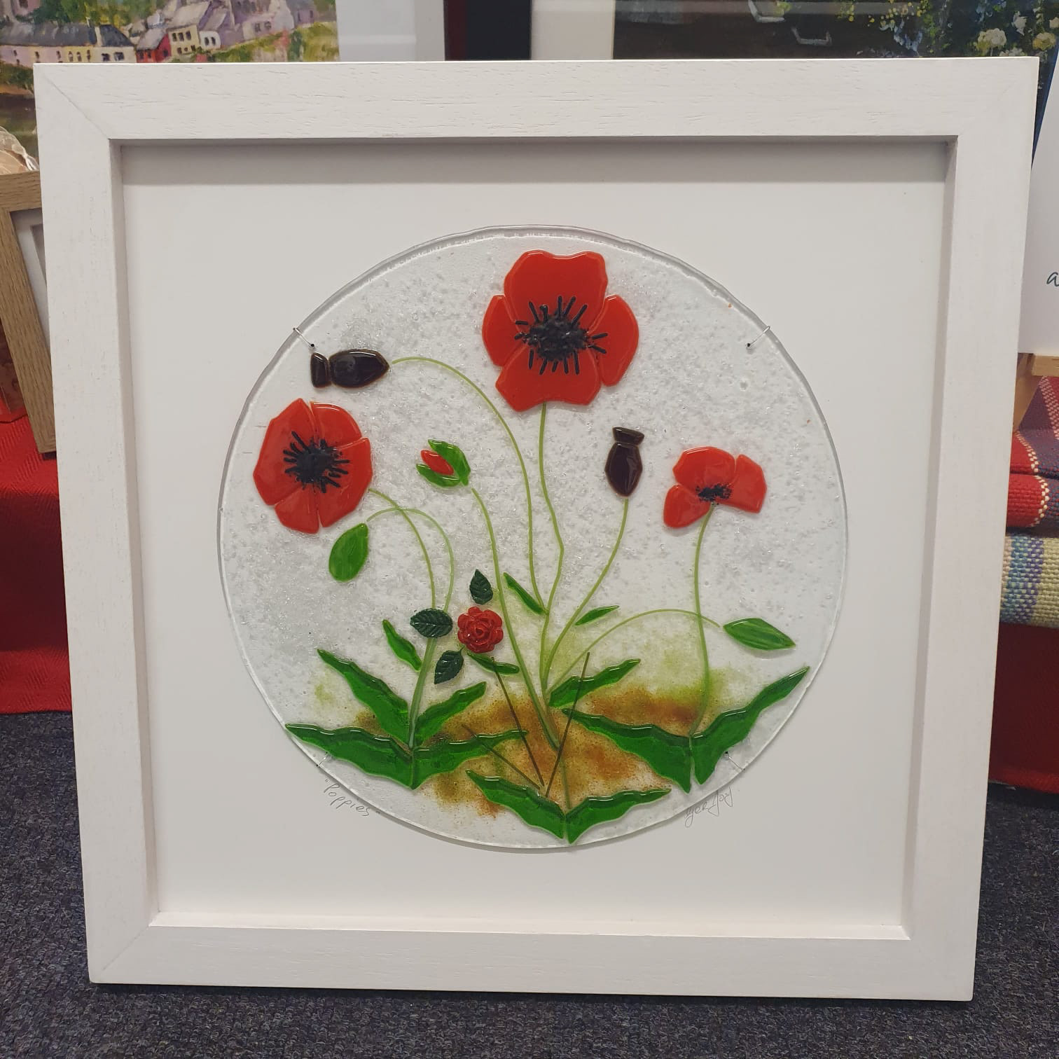 Poppies, 17" x 17", €125