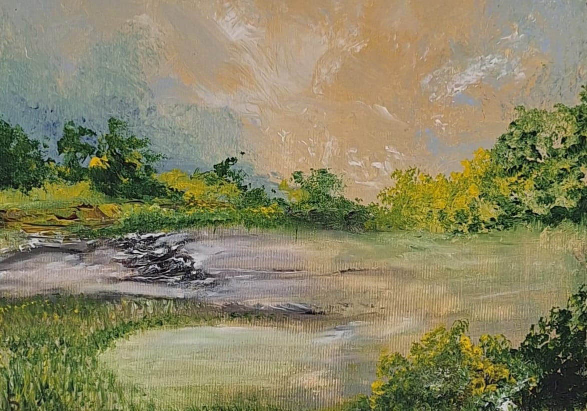 RESERVED - Nature's Lullaby - 12" x 16" canvas, 16" x 20" framed, €185