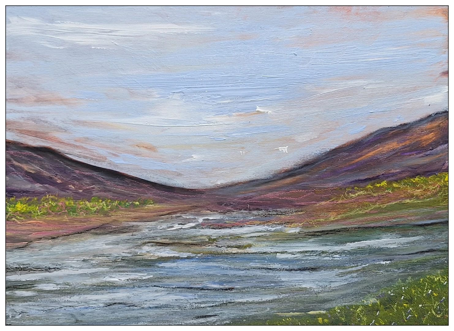 SOLD - Harmony Haven - 12" x 16" canvas, 17" x 21" framed €185