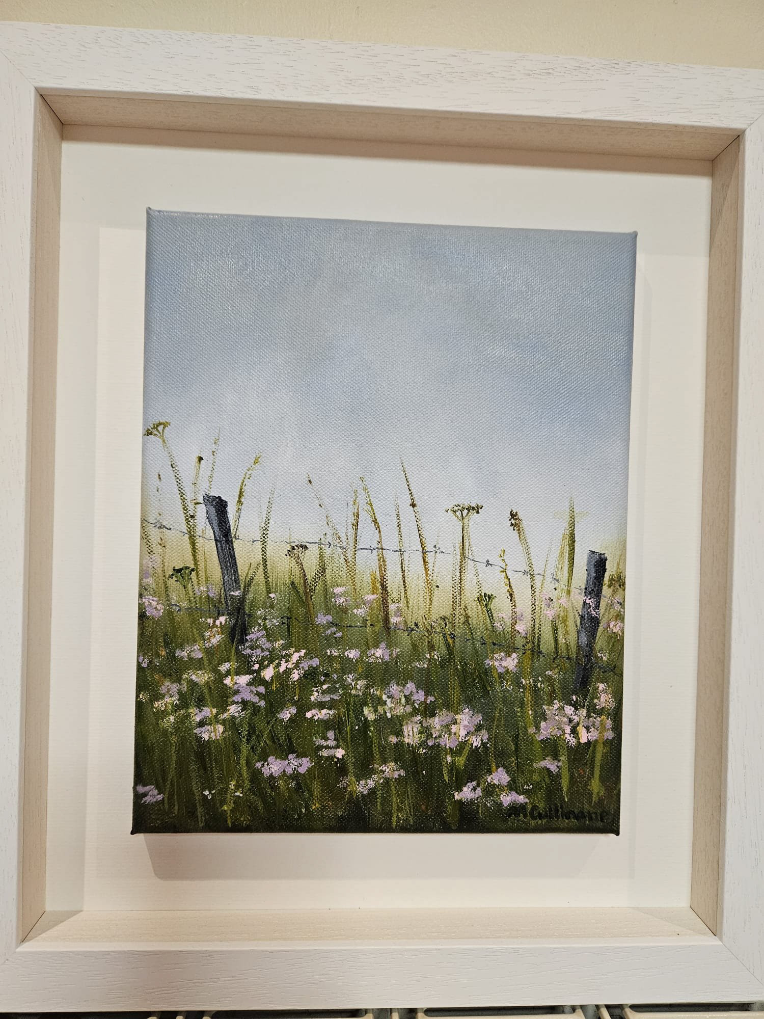 'Wild Meadow' Original oil 9.5" x 12", Framed: 15" x 18" Price: €270