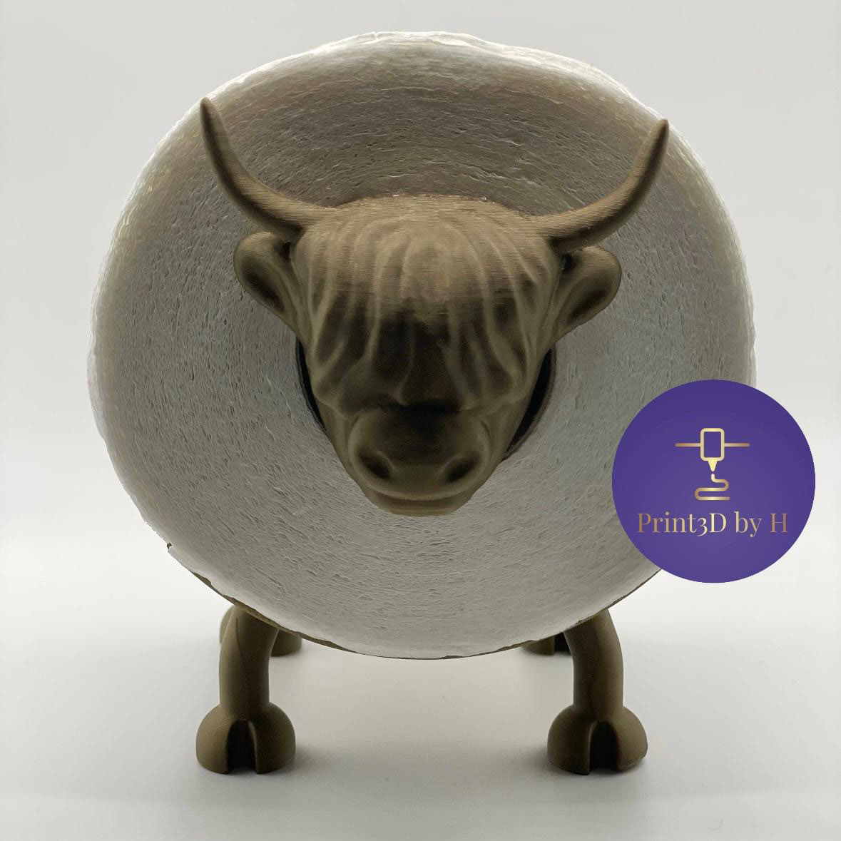 Highland Cow Toilet Roll Holder - €12