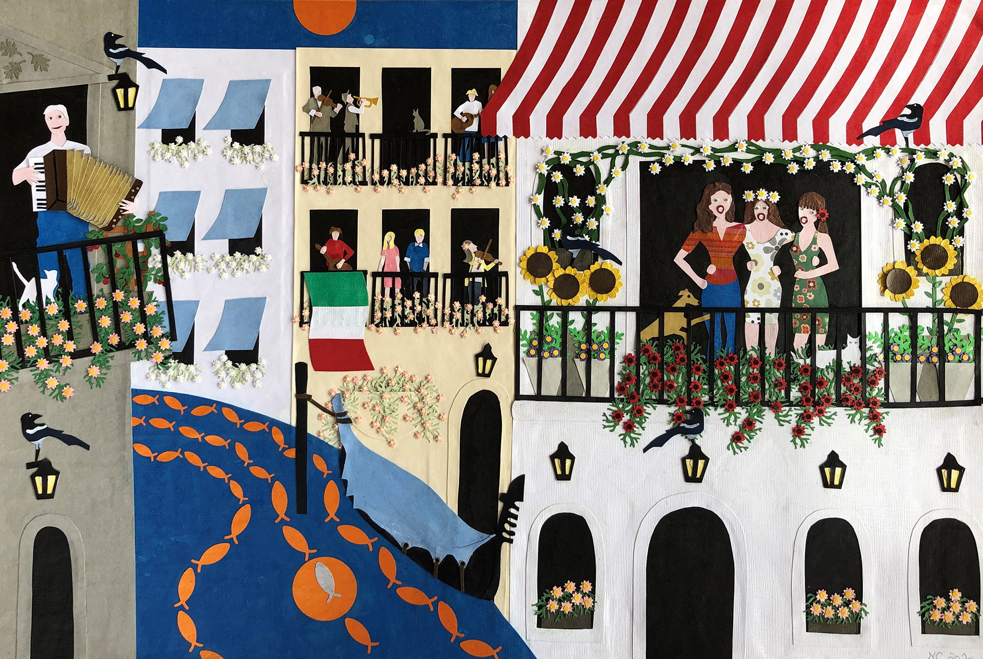 Italy 28" x 20" €250 (Framed/glass)