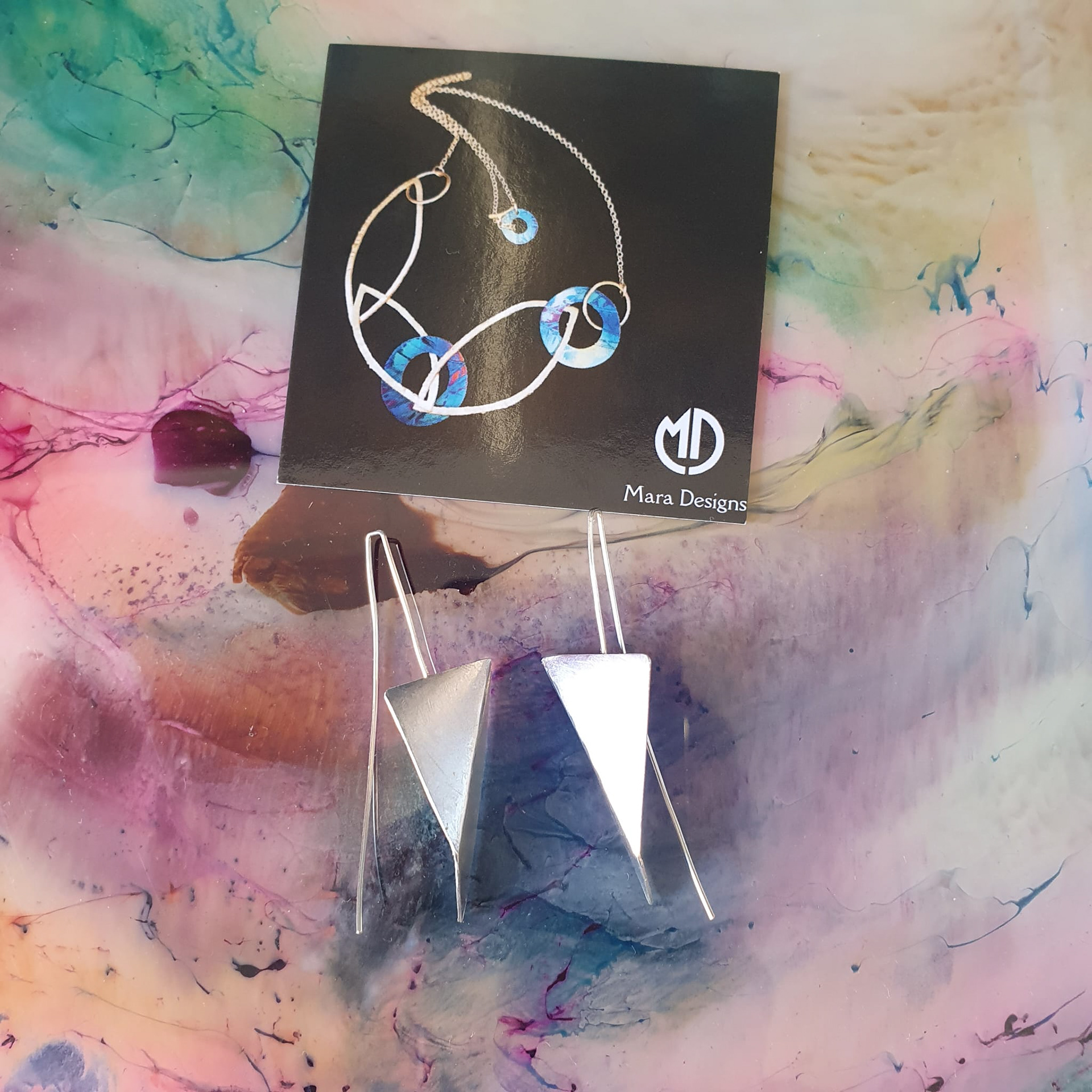 Silver Shard Ear wires €80