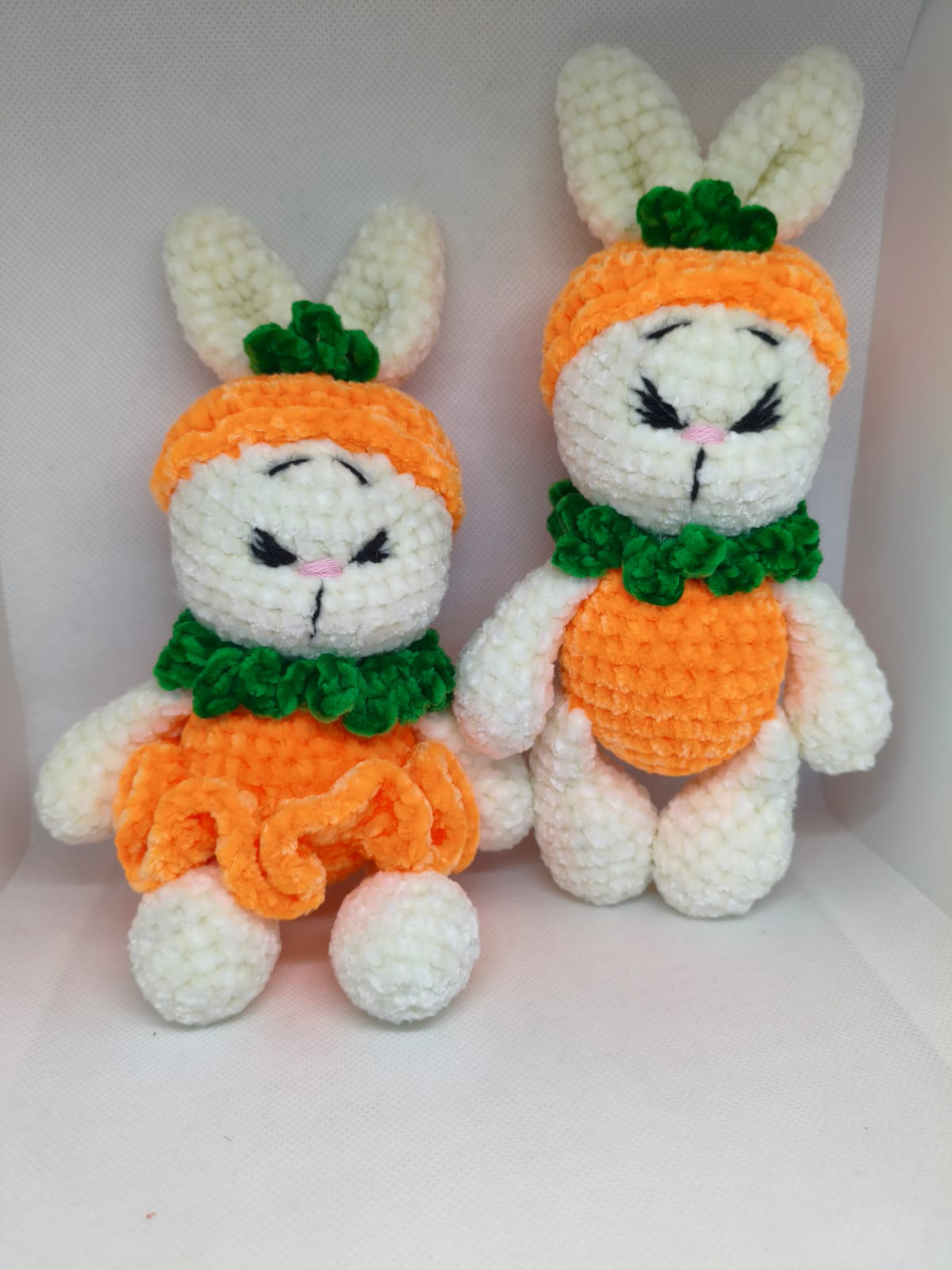 Baby Girl & Boy Carrots - soft yarn (8"), €22.50 ea -2 for €40  2 for 