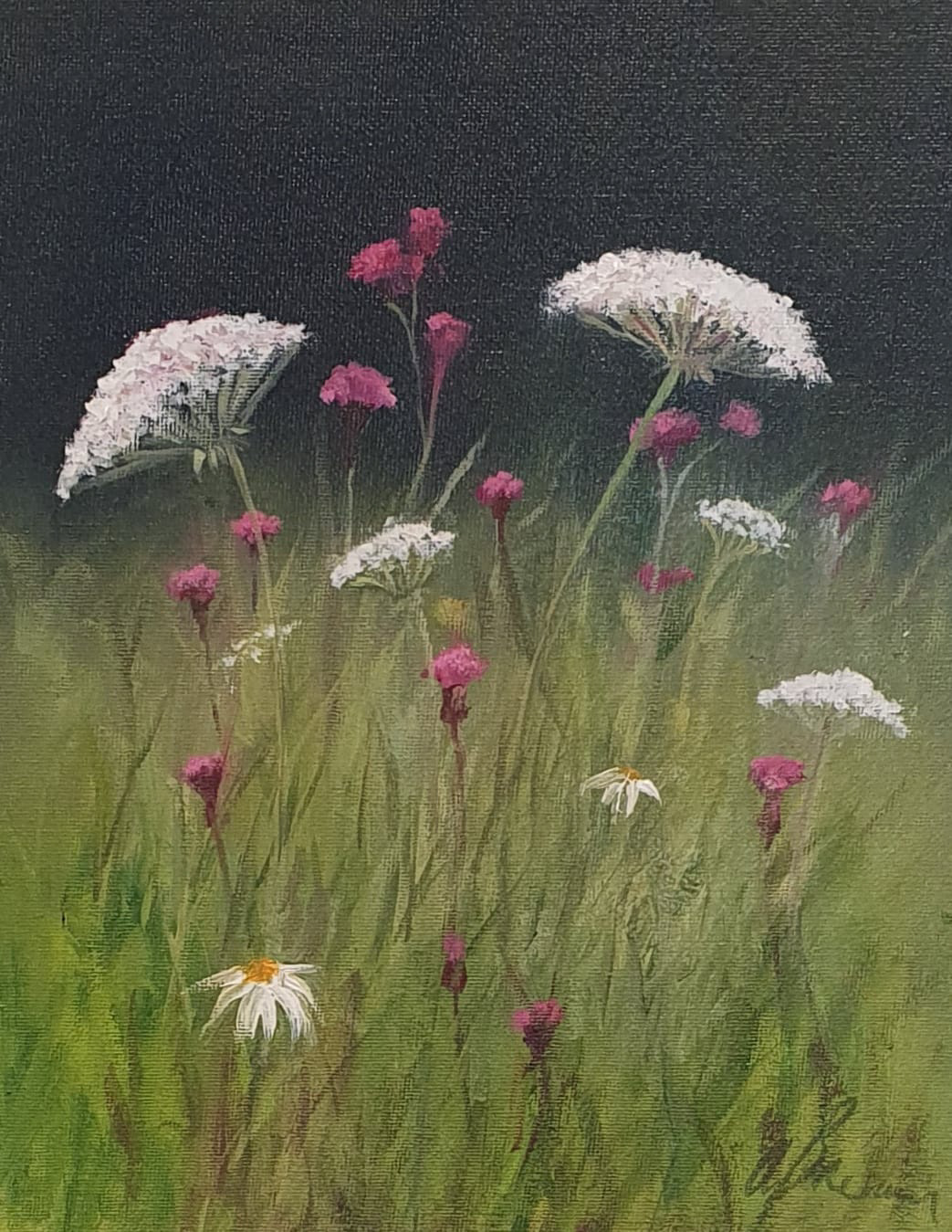 (8) Summer Meadow, 8" x 10", framed 14" x 16" €290