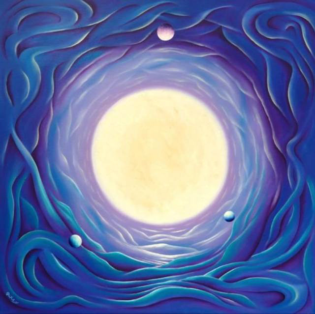 'A deeper understanding' - €700 20" x 20" (23" x 23" framed)
