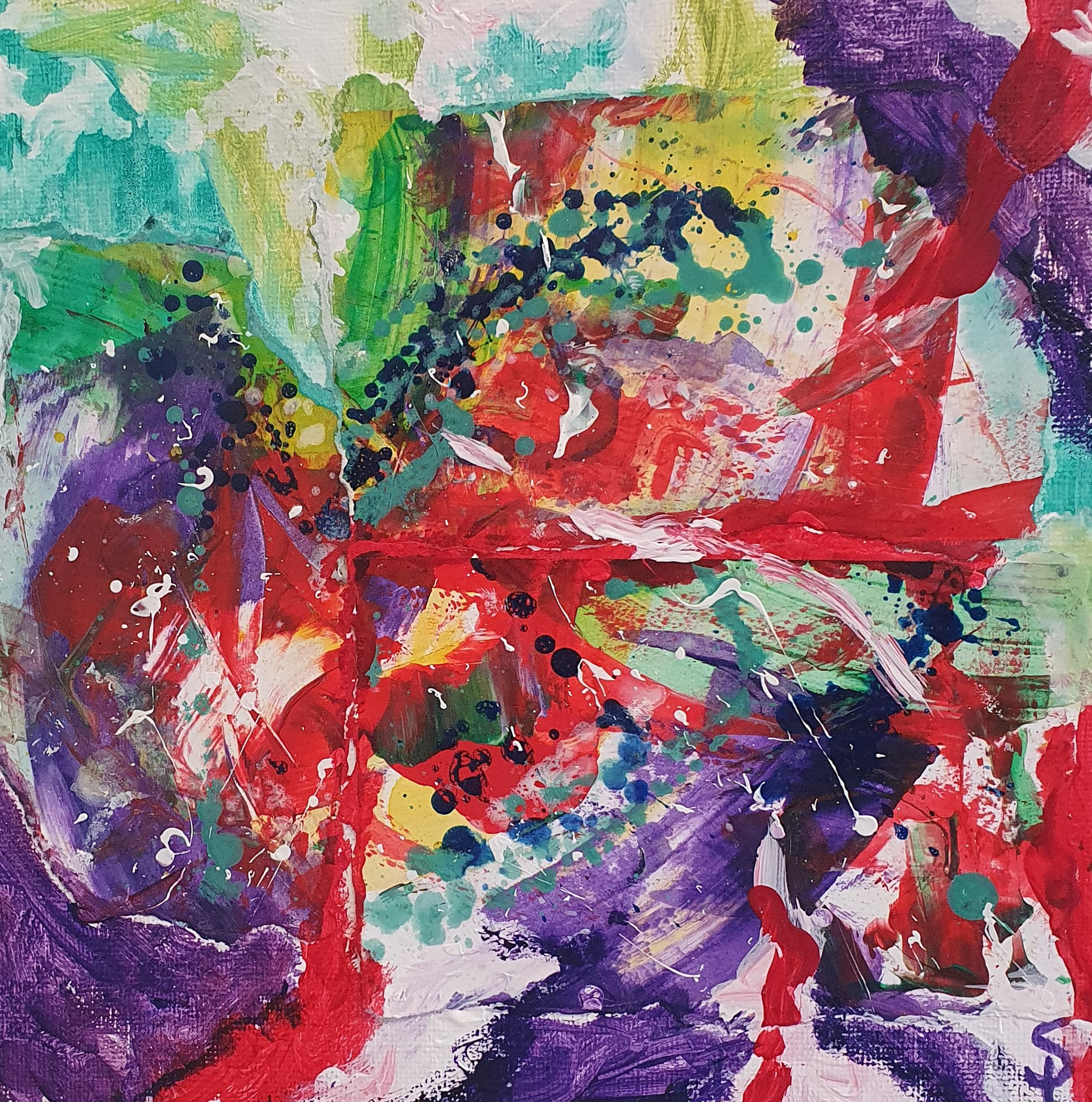 Nature's Intricate Tapestry 13" x 13" €95