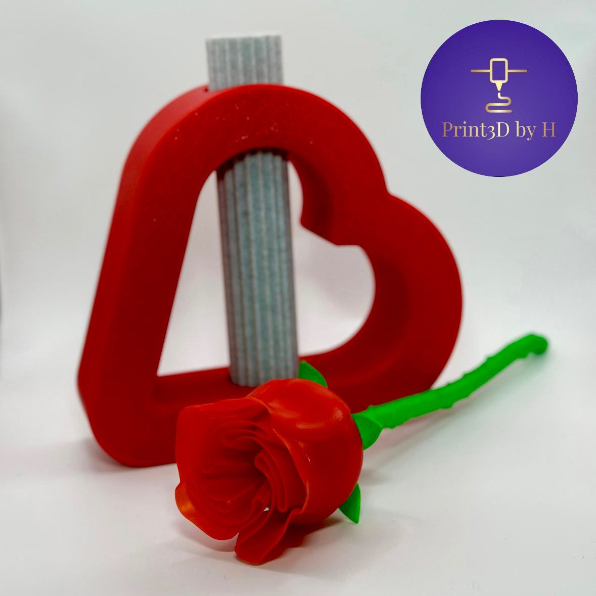 Valentine's Vase - €25, Rose €6