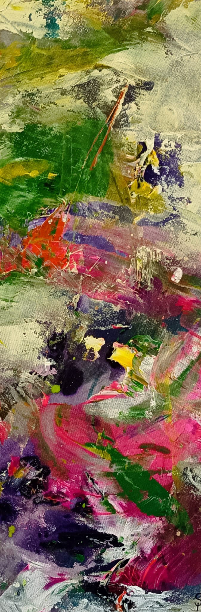 Fragments of a Feeling, 14" x 29" framed - €225