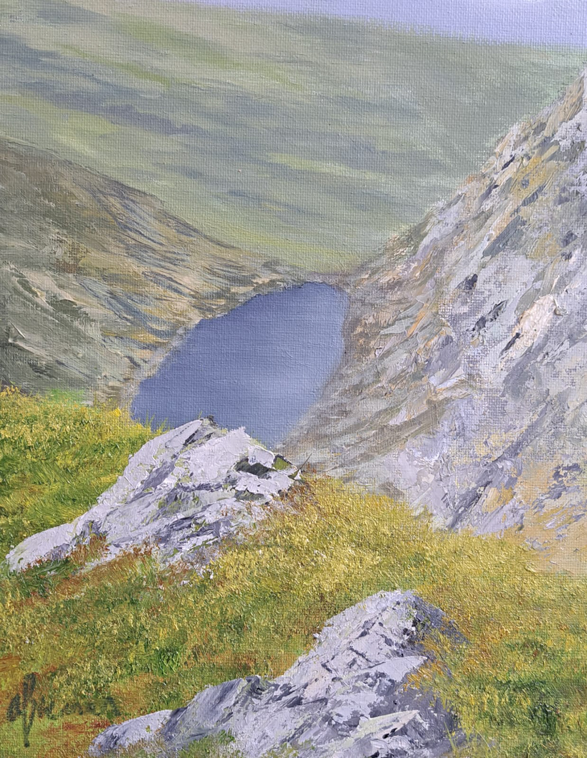 Coumshingaun 8"x 10" Canvas - €290 framed