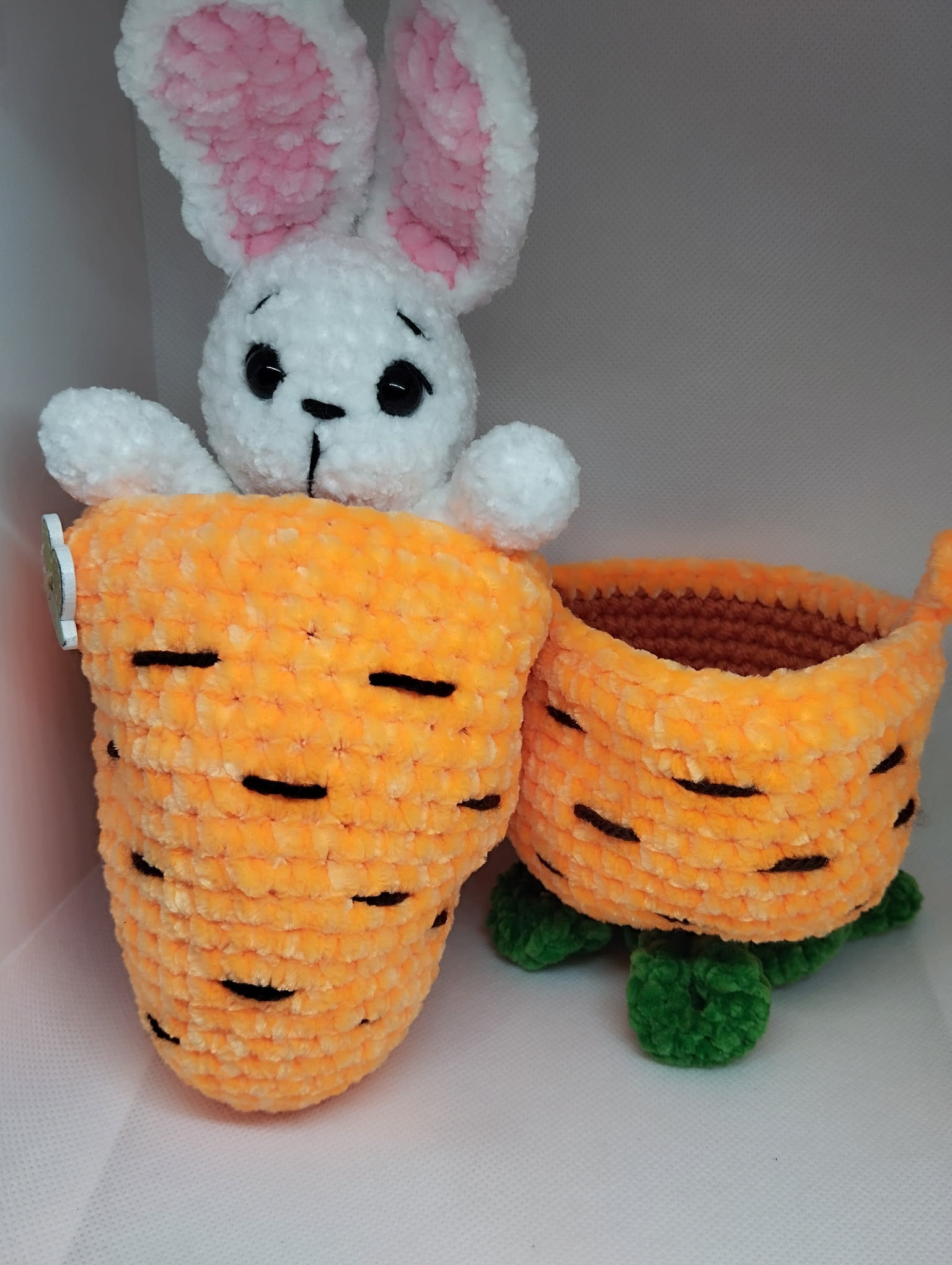 Bunny 'Lola' in a carrot