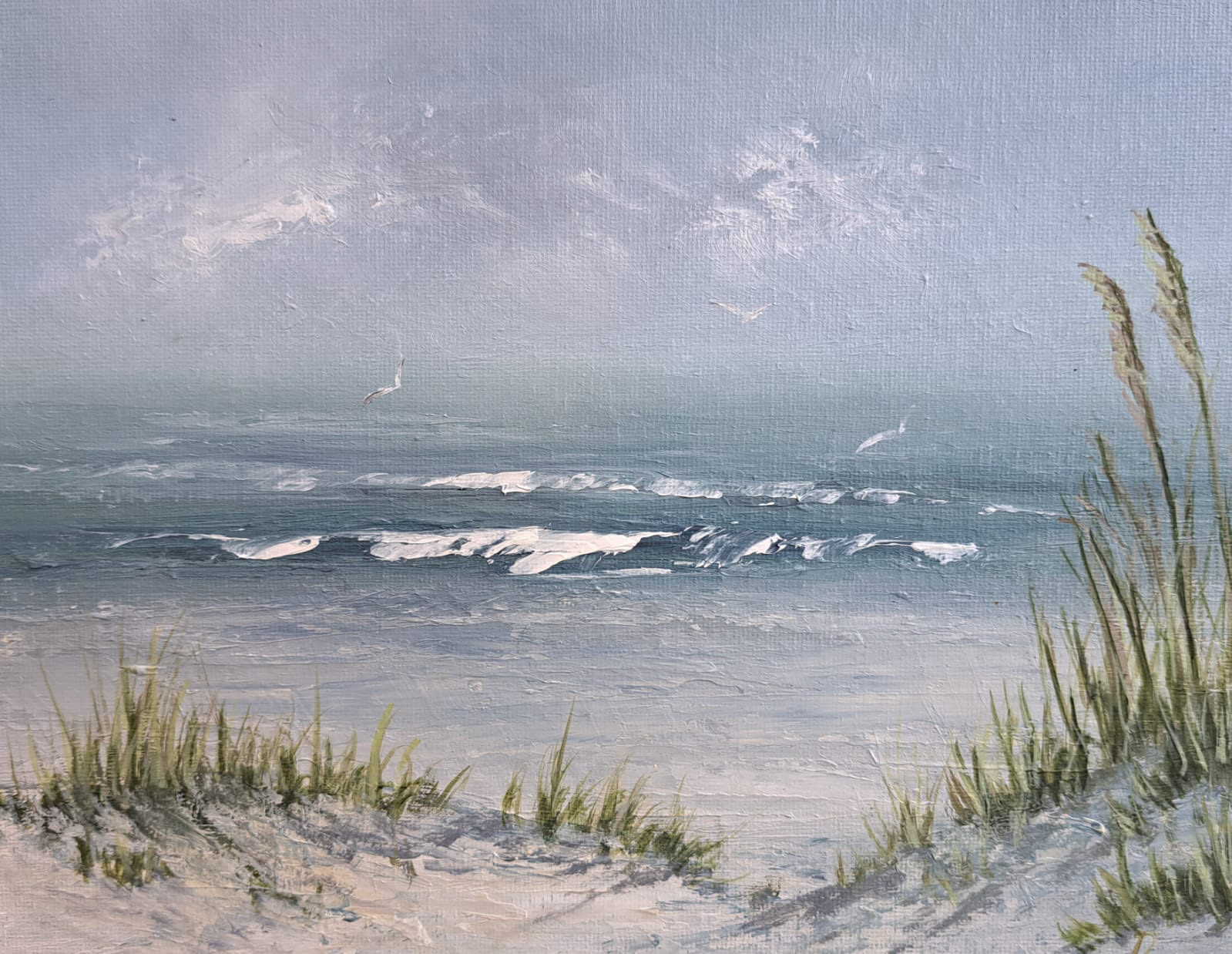 SOLD - Copper Coast, 8"x 10" Canvas - €290, framed