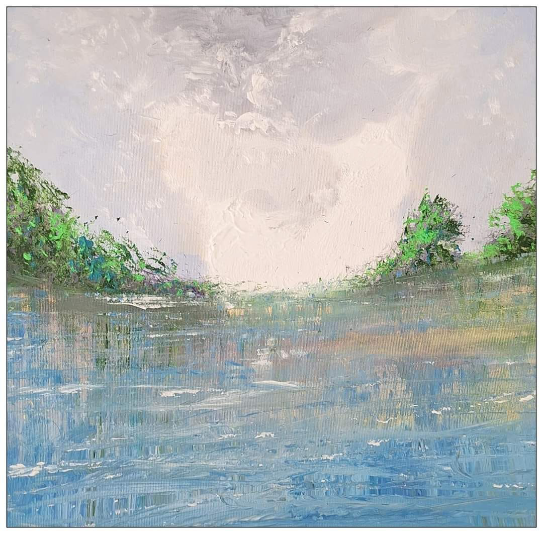 Mother Nature's Melody - 16" x 16" canvas, 21" x 21" framed €225