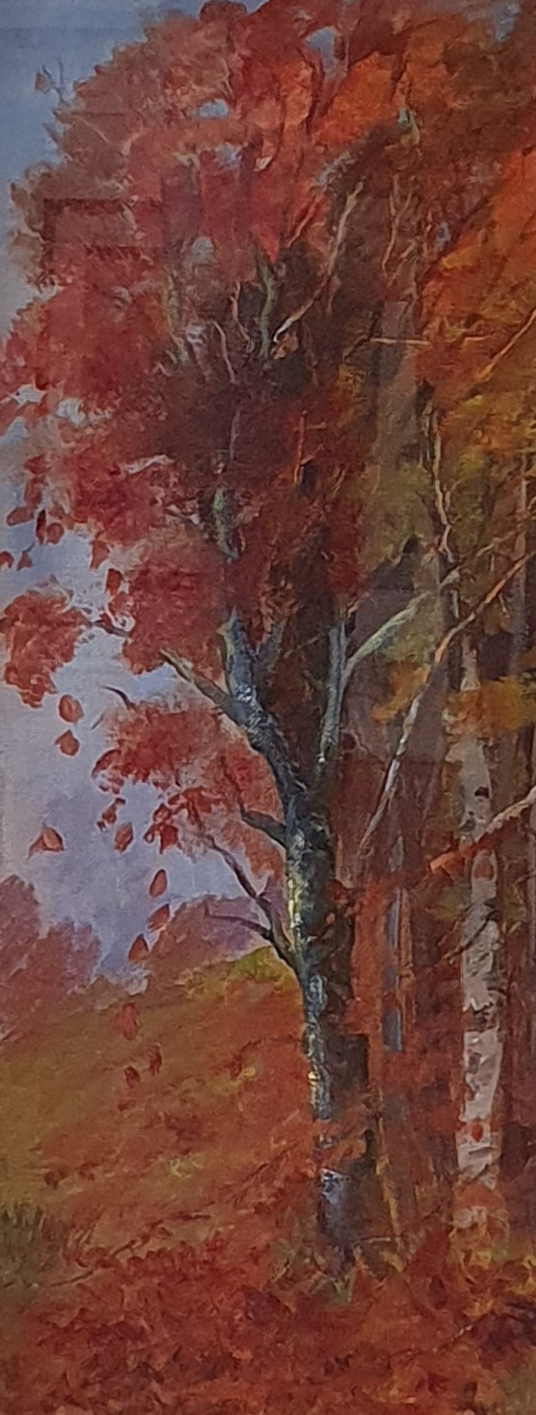 Autumn Tapestry 27" x 15", €350 (framed)€