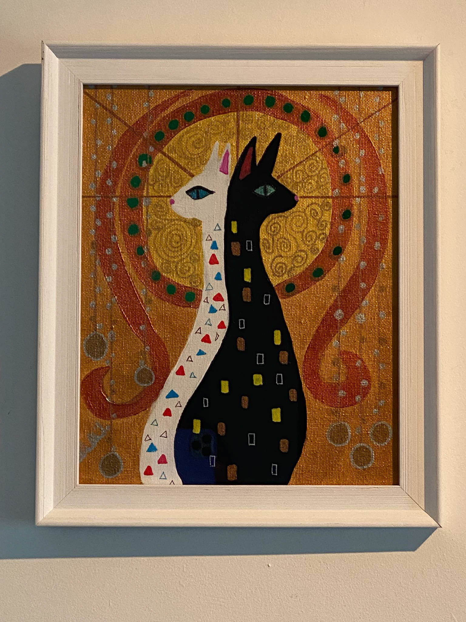 Nouvelle Kitties - 8"x 10" Canvas, Framed €60