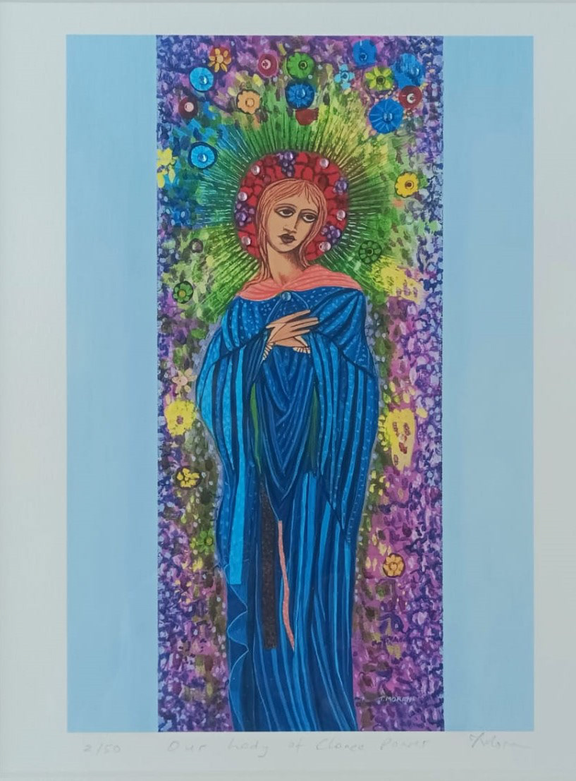 Our Lady of Clonea Power, Ltd edition print, mounted, silver frame, 10" x 12" - €100