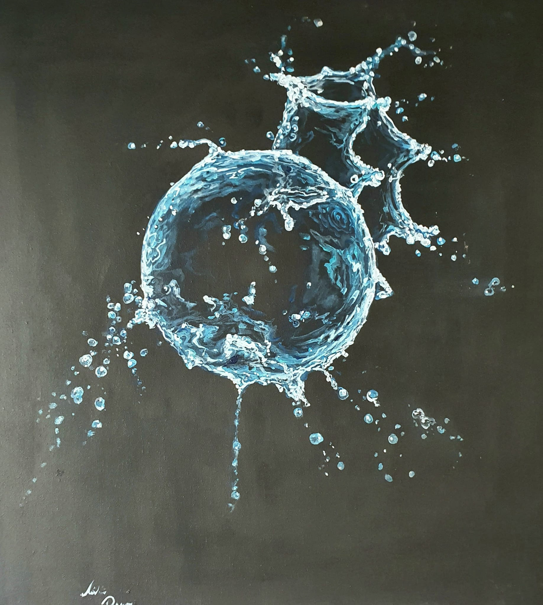 Splash, 24" x 24", €120 (unframed)