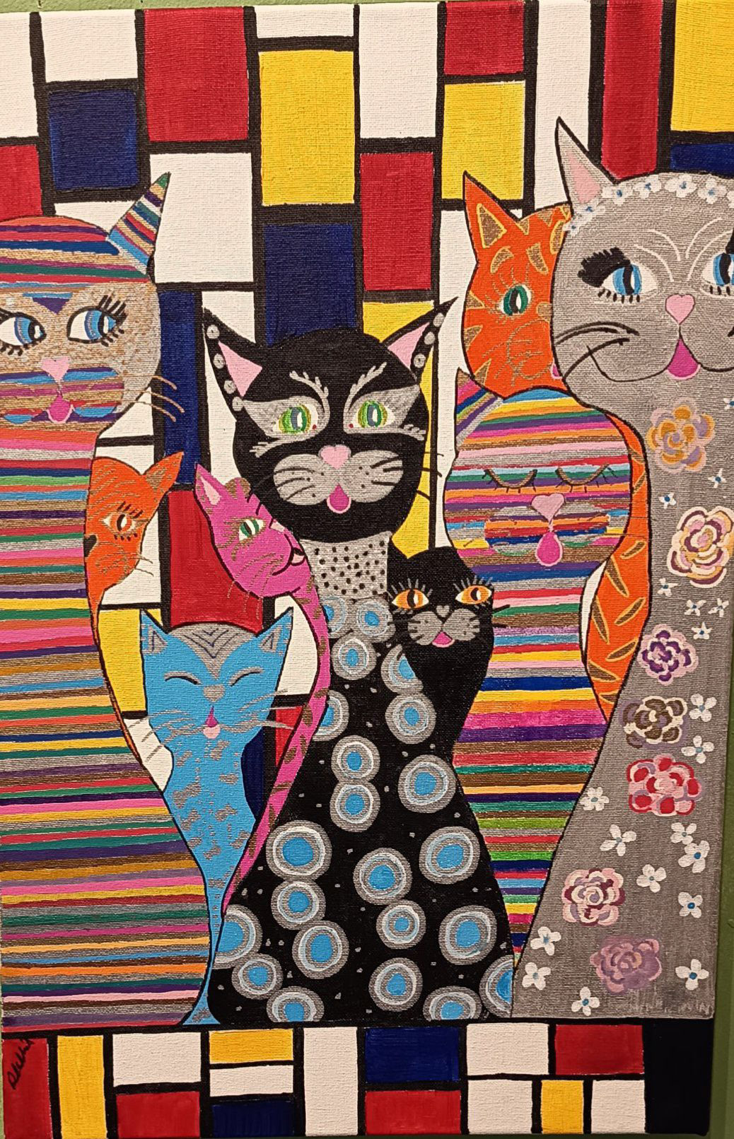 Nine Lives - 16" x 24", €160 unframed
