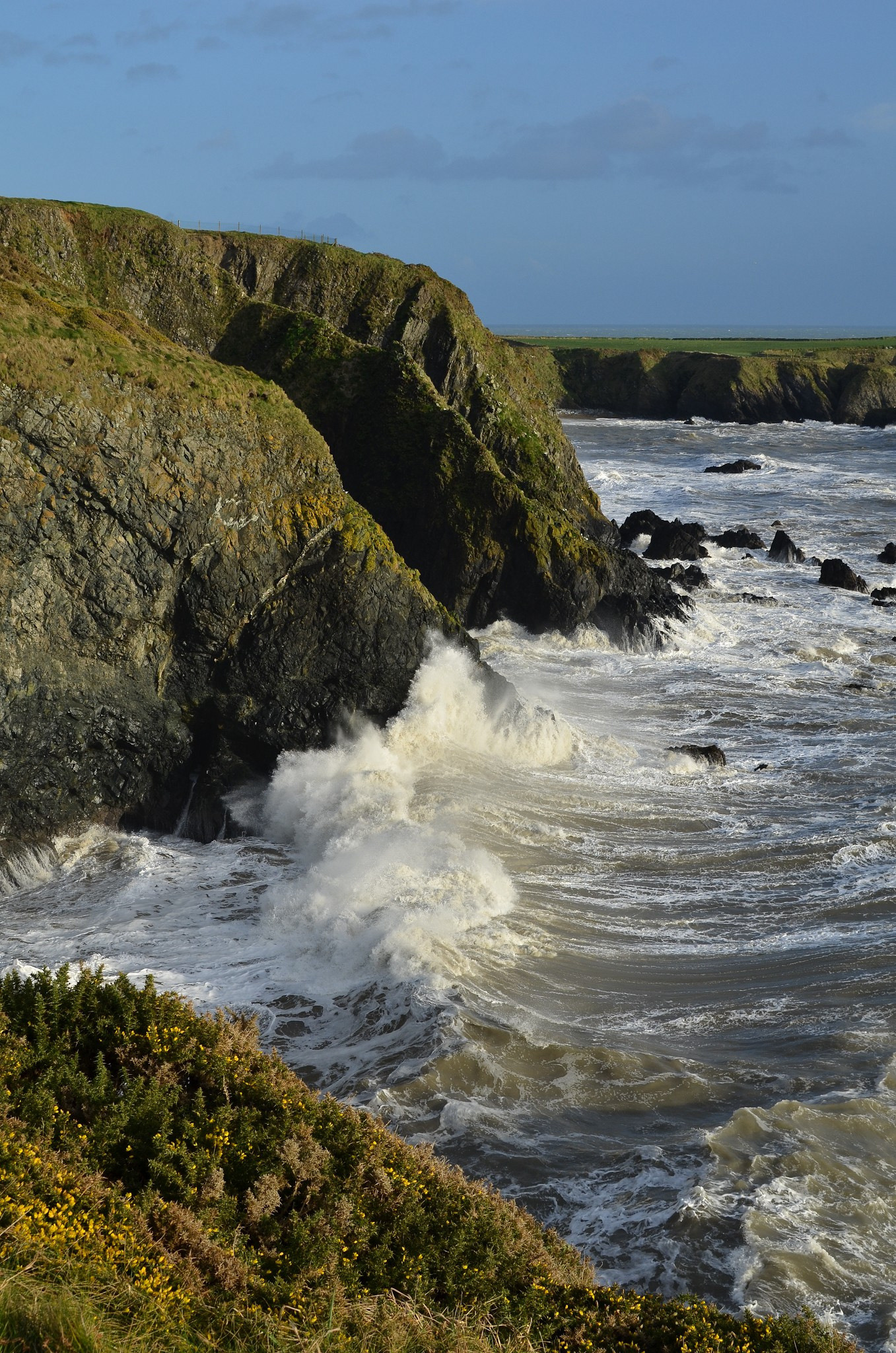 Th cliffs at Tankardstown, Bonmahon.
