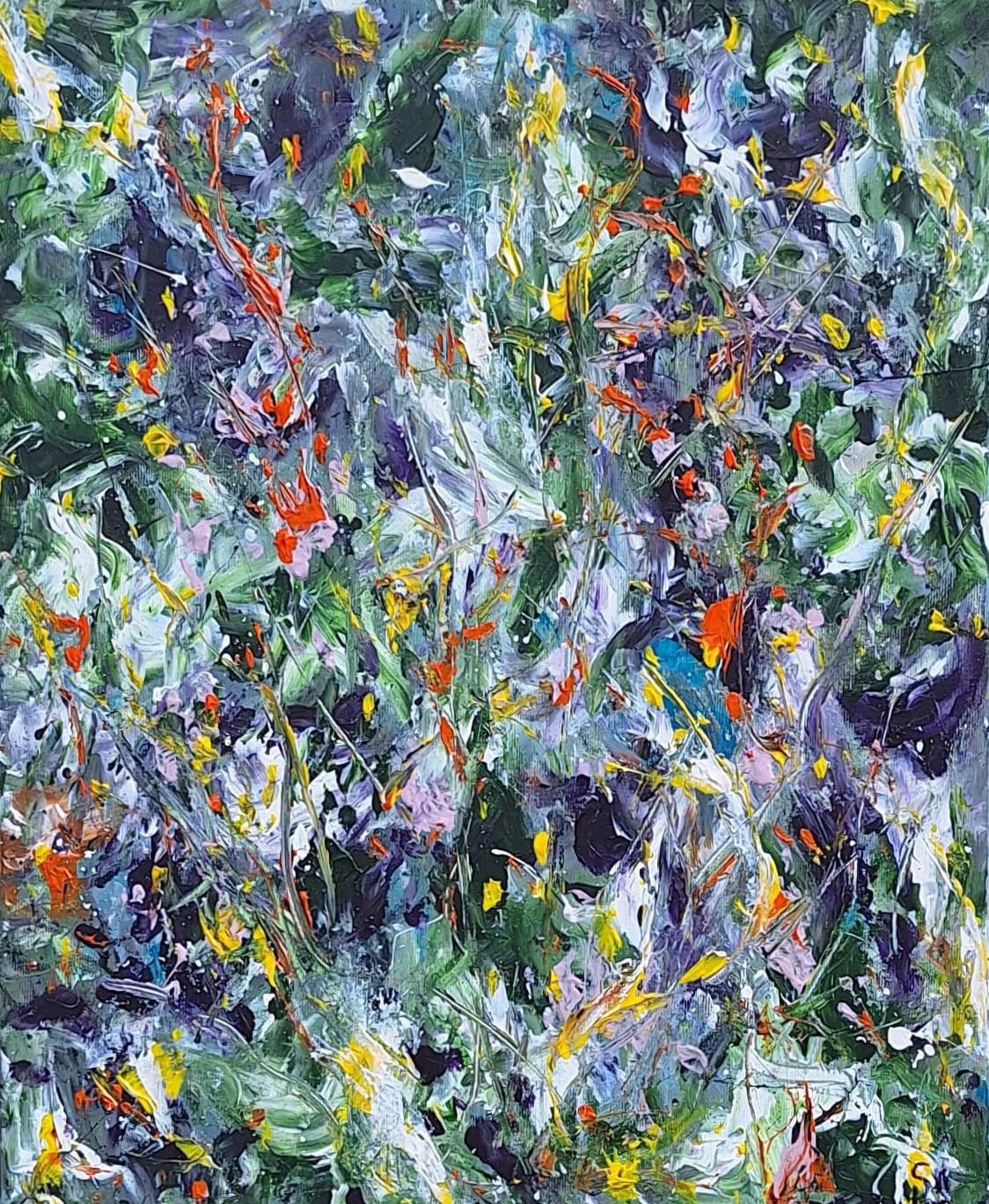 The earth has music for those who listen, 25" x 21", €250, framed